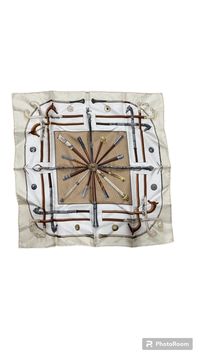 Hermes Hermes carre 90 LVDOVICVS MAGNVS Silk Scarf #203-H