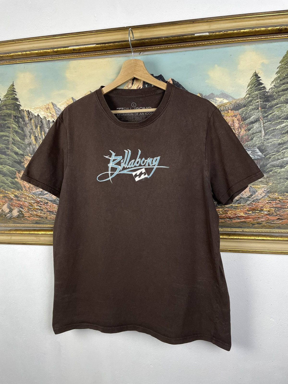 Billabong Billabong Vintage Y2k Surf Skate Brown Tee Size US M / EU 48-50 / 2 - 3 Thumbnail
