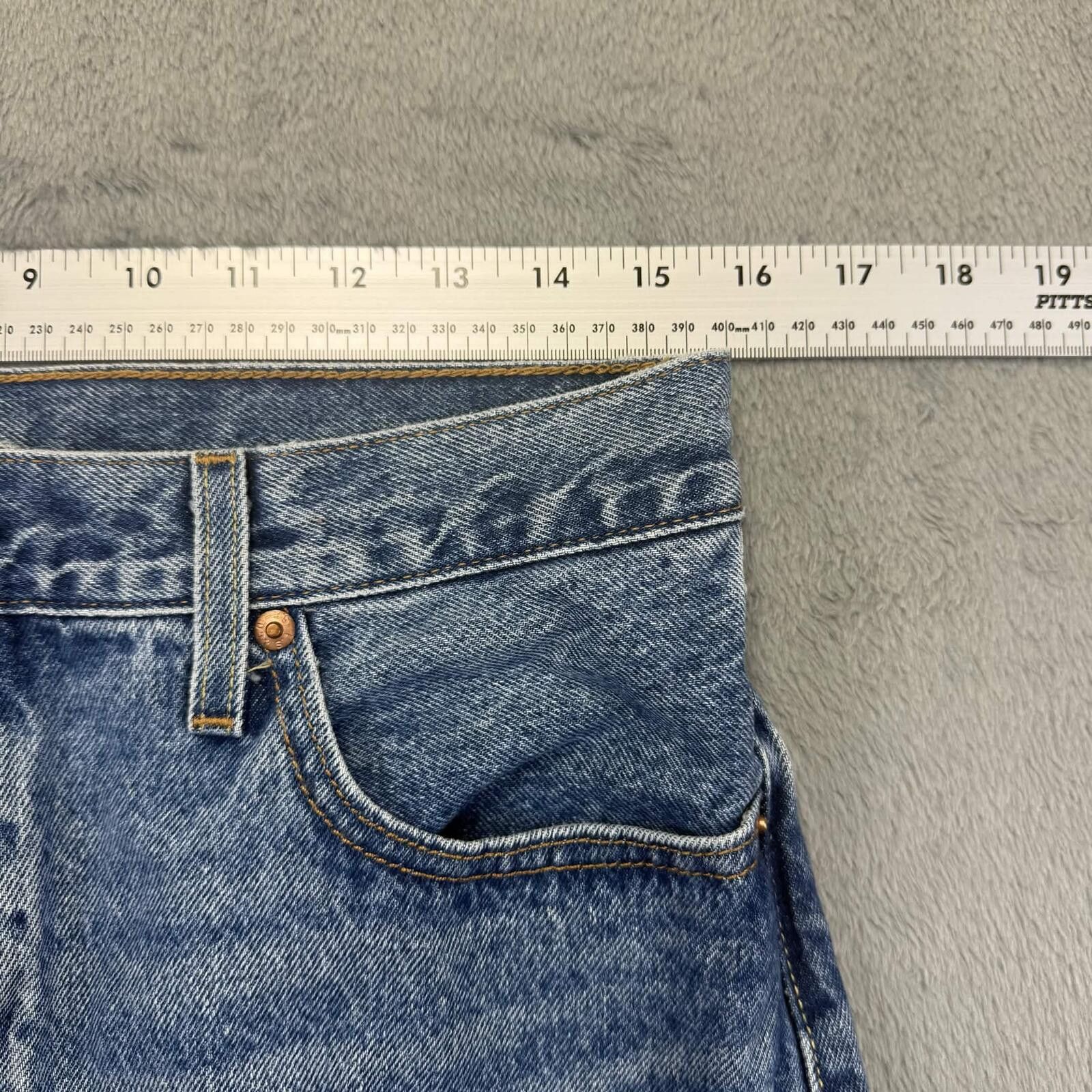 Carhartt Levi's 501 90s Jeans Womens W29 L32 Blue Denim Size US 29 - 7 Thumbnail