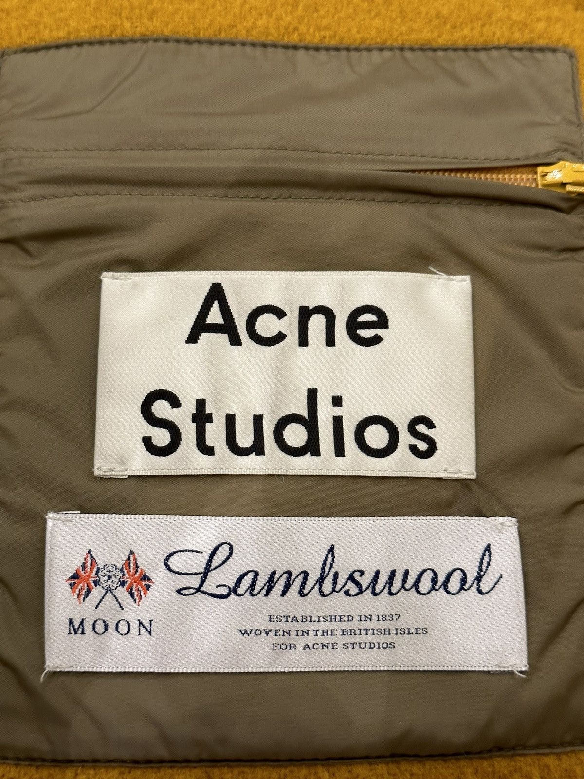 Acne Studios Acne studios Markus PAW15 mustard coat Size US S / EU 44-46 / 1 - 3 Thumbnail