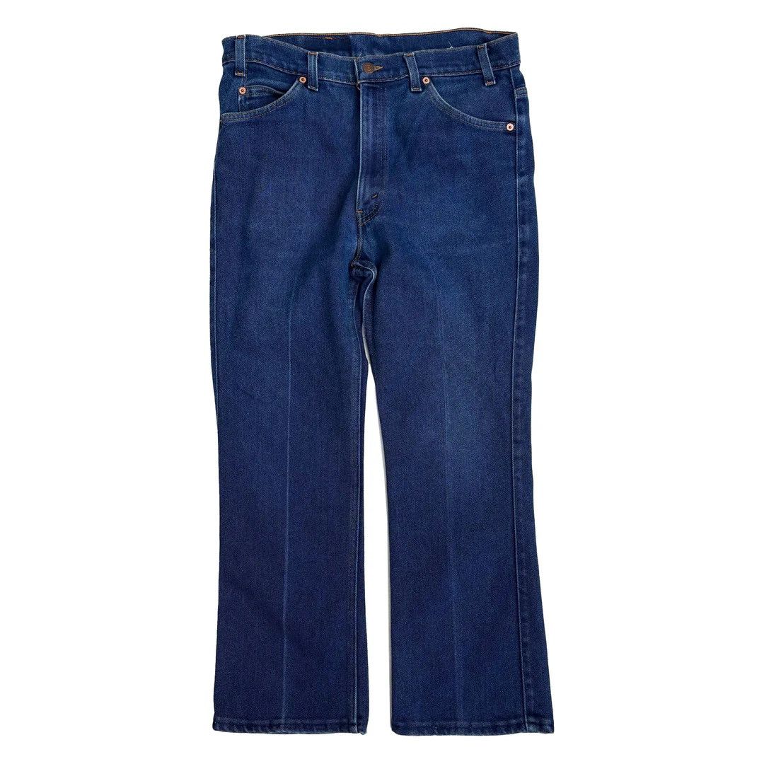 Levi's Levi’s 517 1970 70s Vintage W34 L27 USA Made Blue Jeans Size US 34 / EU 50 - 2 Thumbnail