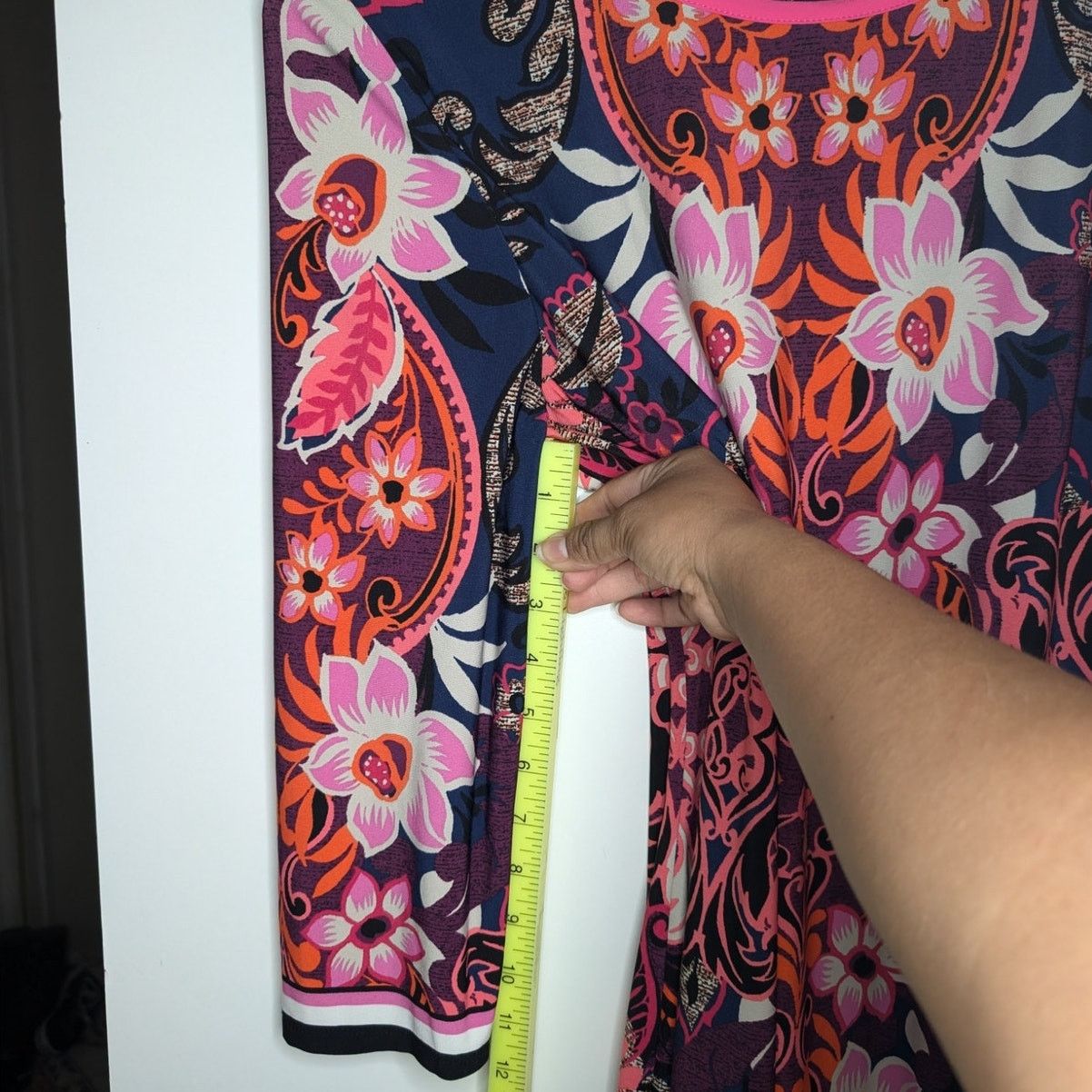Other Eliza J Women's 3/4 Sleeve Floral Printed Dress EJ6M3155 Size XL / US 12-14 / IT 48-50 - 4 Thumbnail