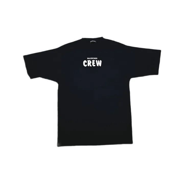 Balenciaga Balenciaga Balenciaga Crew Neck Black TShirt for Men -2507 Size US XS / EU 42 / 0 - 2 Thumbnail