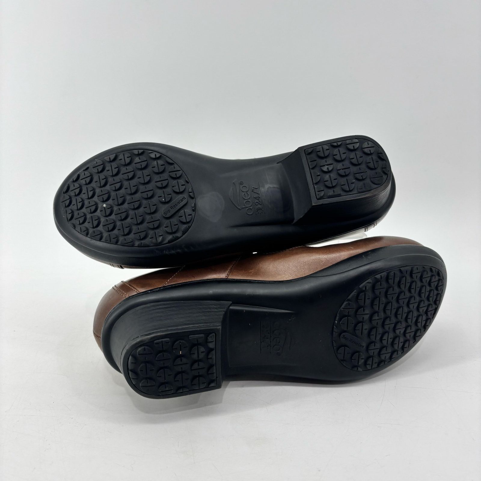 Other Abeo Womens Size 9 Cate Mary Jane Brown Leather Comfort Size US 9 / IT 39 - 8 Thumbnail