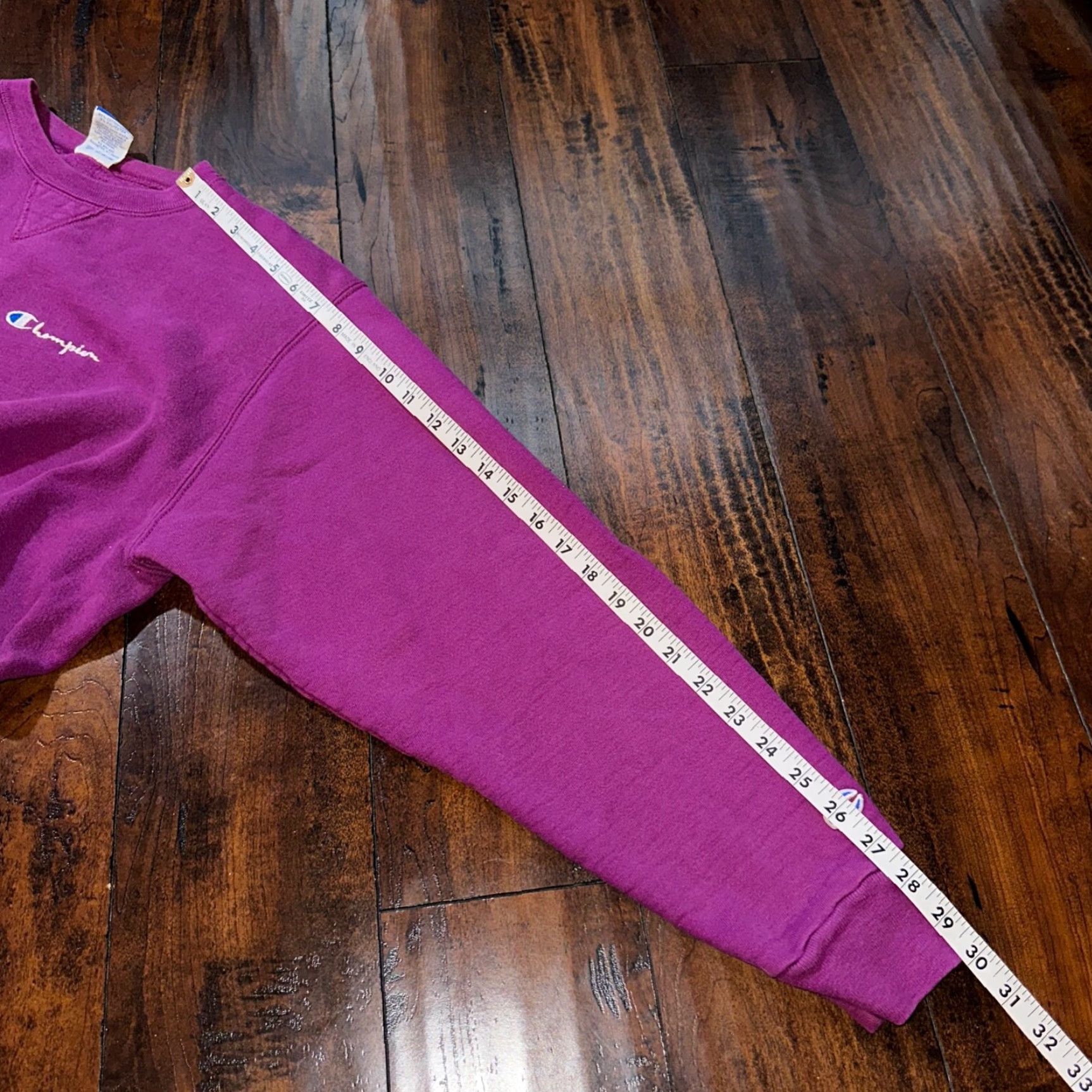 Champion VINTAGE Champion Sweatshirt XL Purple 90s USA Weave Blank Jumper Sweater Size US XL / EU 56 / 4 - 7 Thumbnail