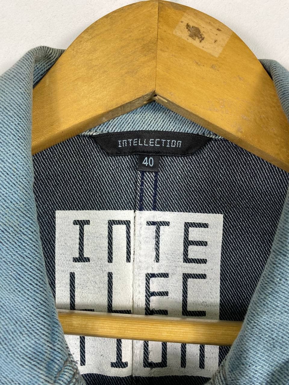 Japanese Brand intellection japanese brand denim jacket nice design Size M / US 6-8 / IT 42-44 - 2 Thumbnail