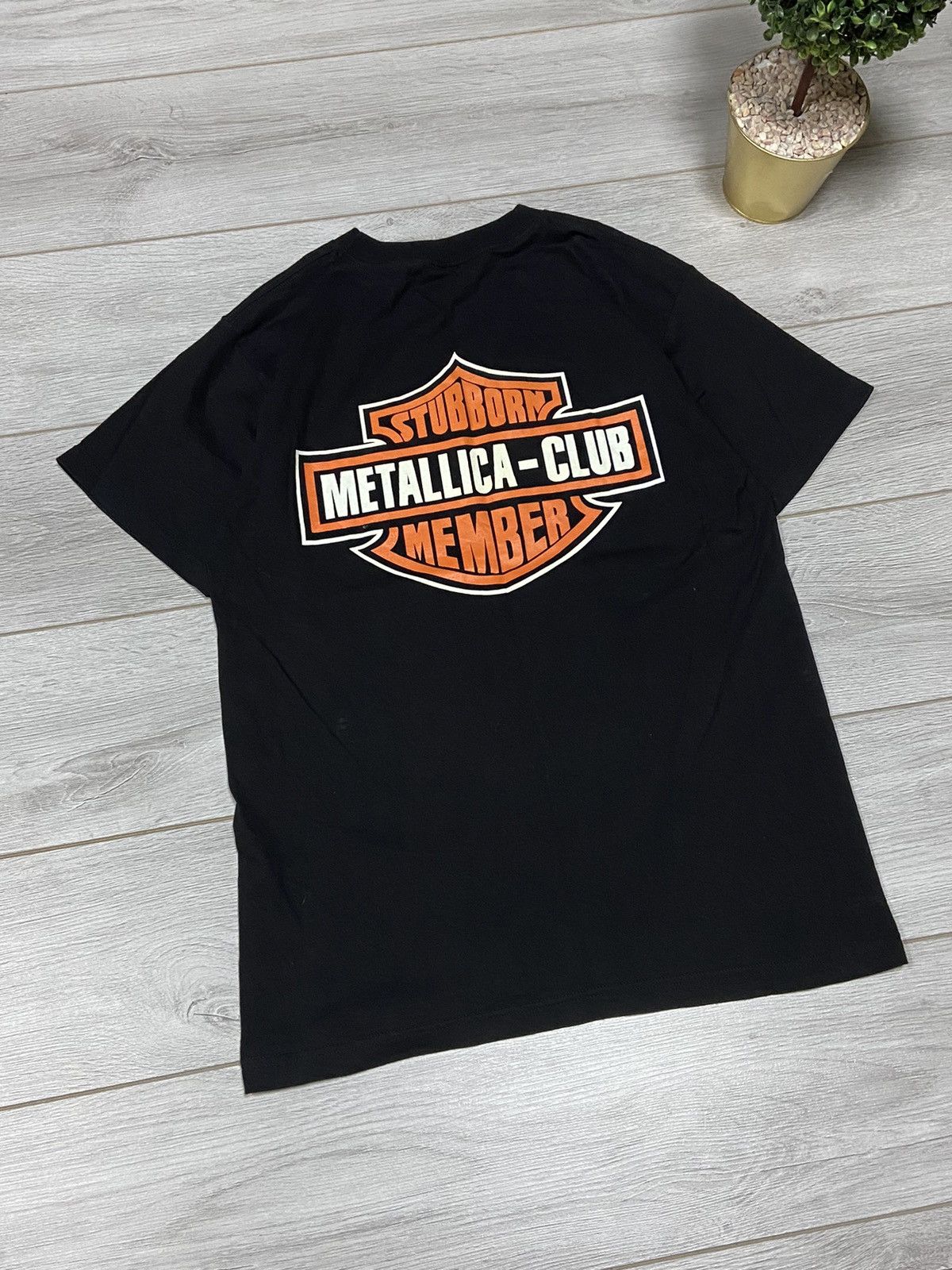 Metallica Metallica the club Harley Davidson 1998 vintage t-shirt Size US L / EU 52-54 / 3 - 2 Thumbnail