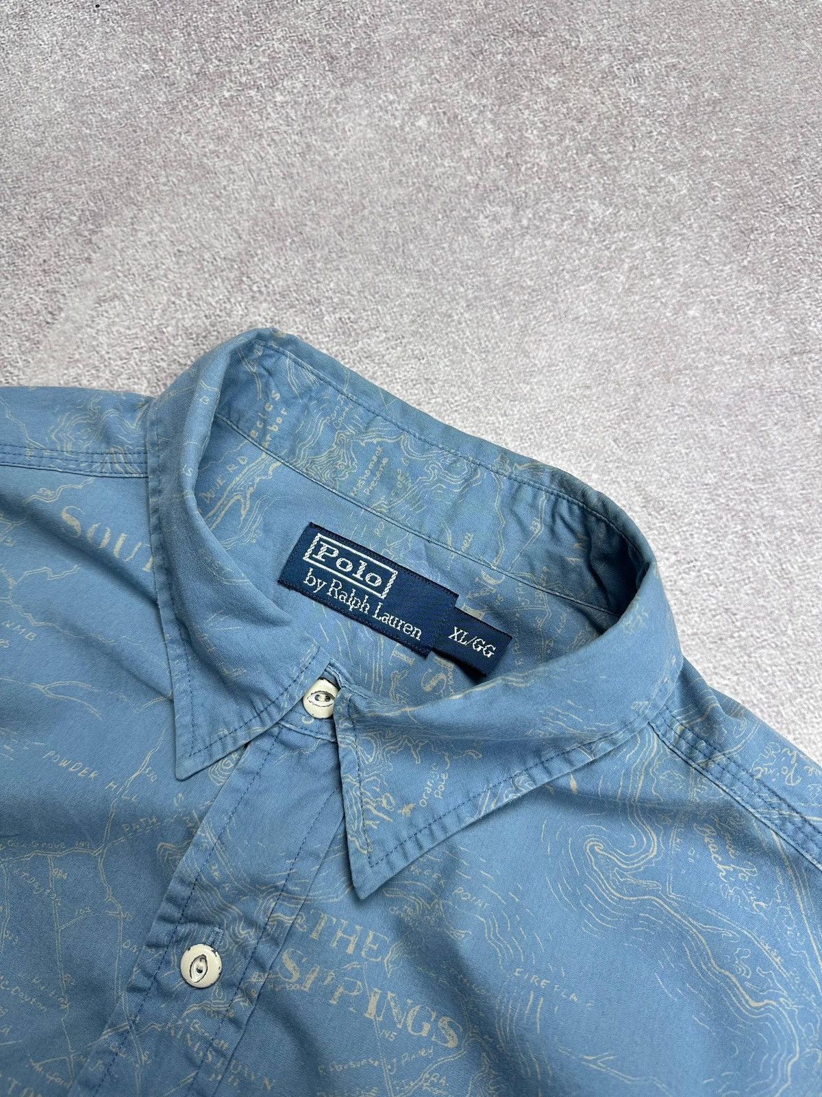Polo Ralph Lauren Vintage Polo Ralph Lauren All Overprint Shirt XL Size US XL / EU 56 / 4 - 5 Thumbnail