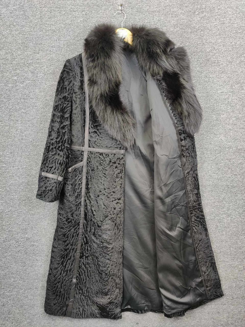 The Unbranded Brand Vintage Unbrand Leather Faux Fur Long Coat Size US M / EU 48-50 / 2 - 7 Thumbnail