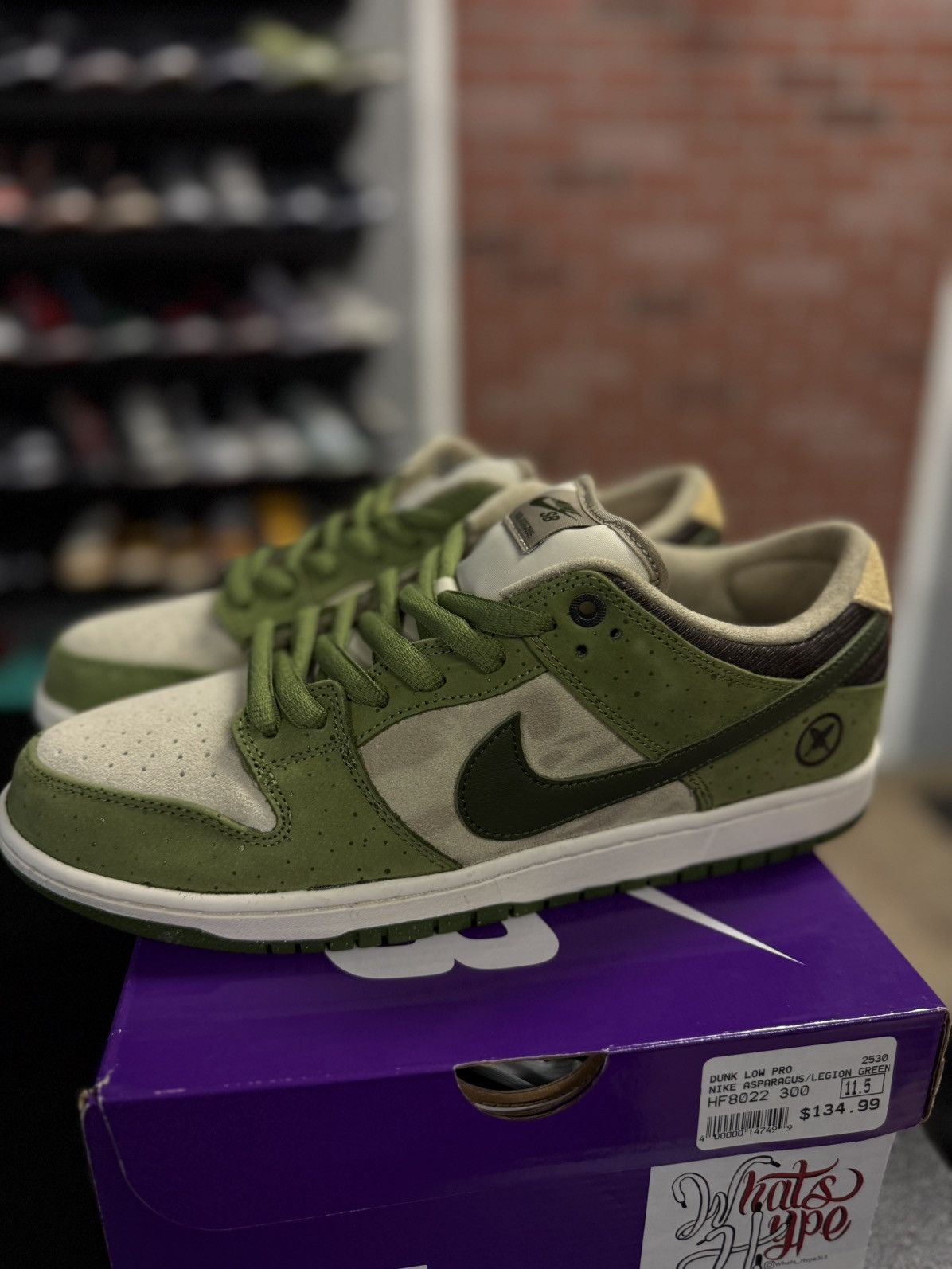 Nike Nike Dunk Low Yuto Horigome Matcha Size 11.5 (NEW) Size US 11.5 / EU 44-45 - 7 Thumbnail