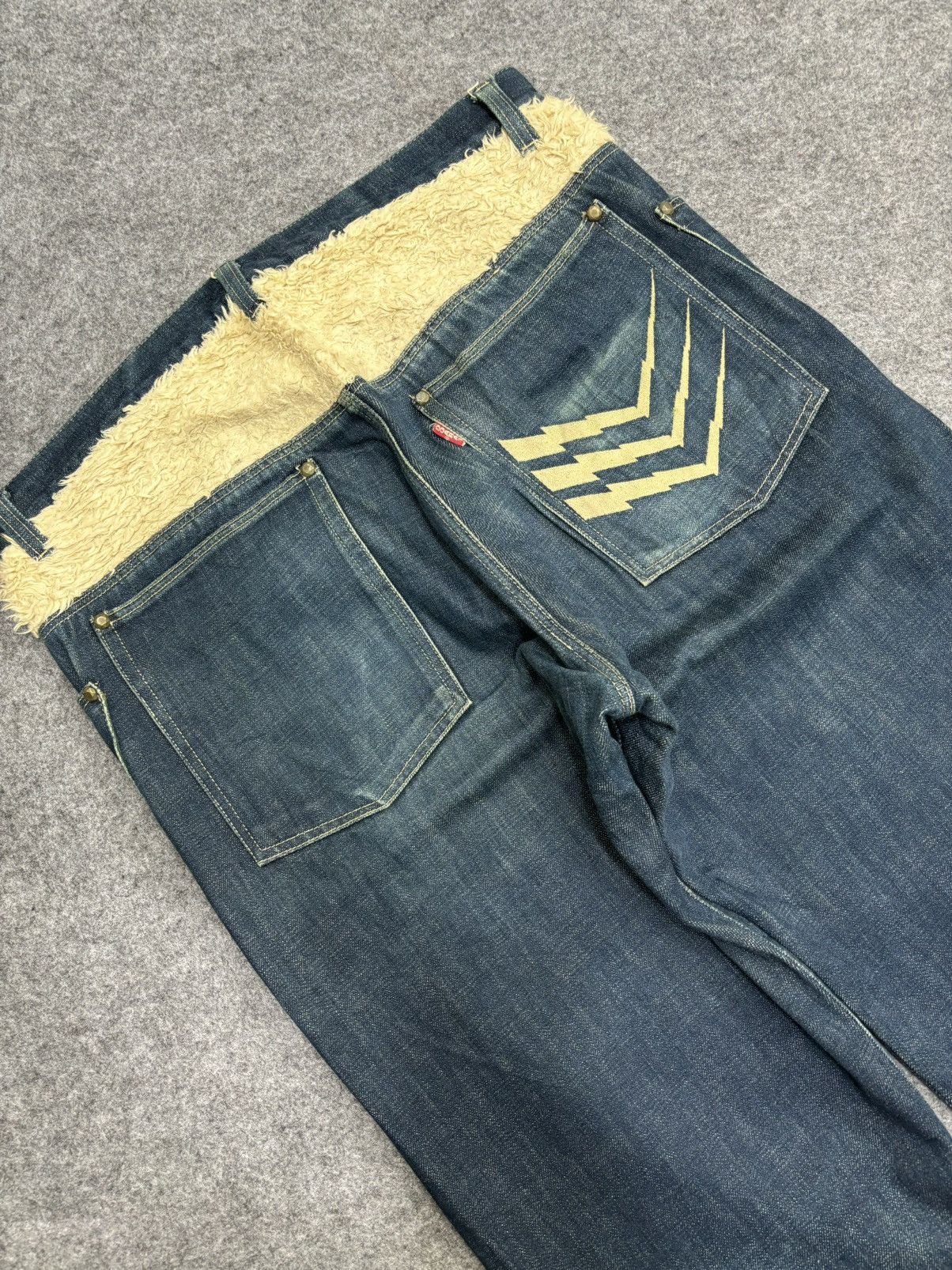 Japanese Brand 💥BAGGY💥DOARAT Japan Two Tones BAGGY Denim F556 Size US 32 / EU 48 - 17 Thumbnail