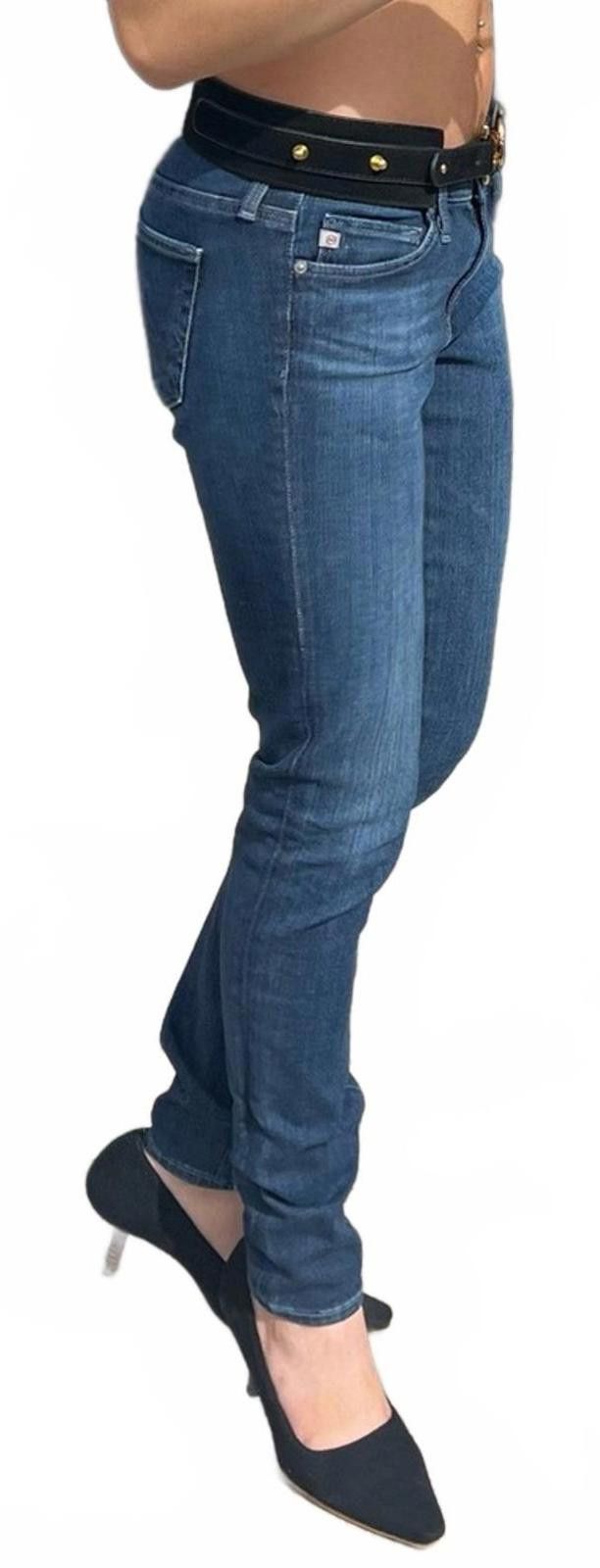 AG Adriano Goldschmied AG Dark Wash The Legging Ankle Super Skinny Ankle Size 24" / US 00 / IT 34 - 3 Thumbnail