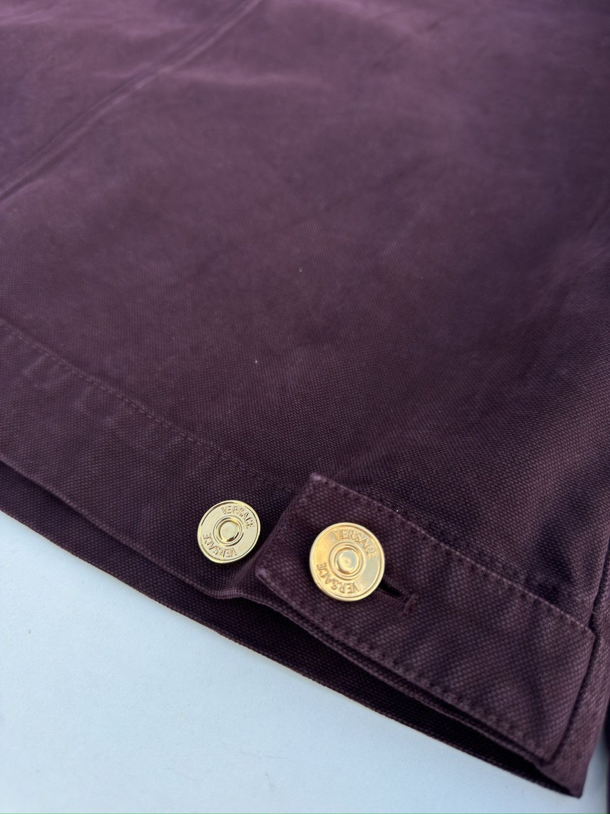 Versace Versace Overdyed Carpenter Jacket – Heavy Cotton Canvas Size US L / EU 52-54 / 3 - 9 Thumbnail