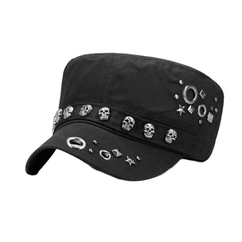 Japanese Brand Punk Skull Rivet Military Size ONE SIZE - 1 Thumbnail