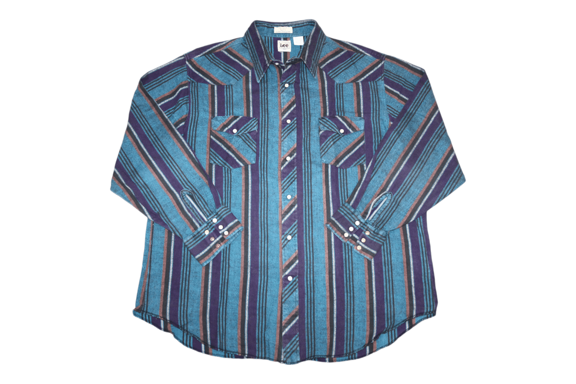 Lee RARE🔥80's LEE Western Rodeo Cowboy Rugged Flannel Shirt Size US XXL / EU 58 / 5 - 1 Thumbnail