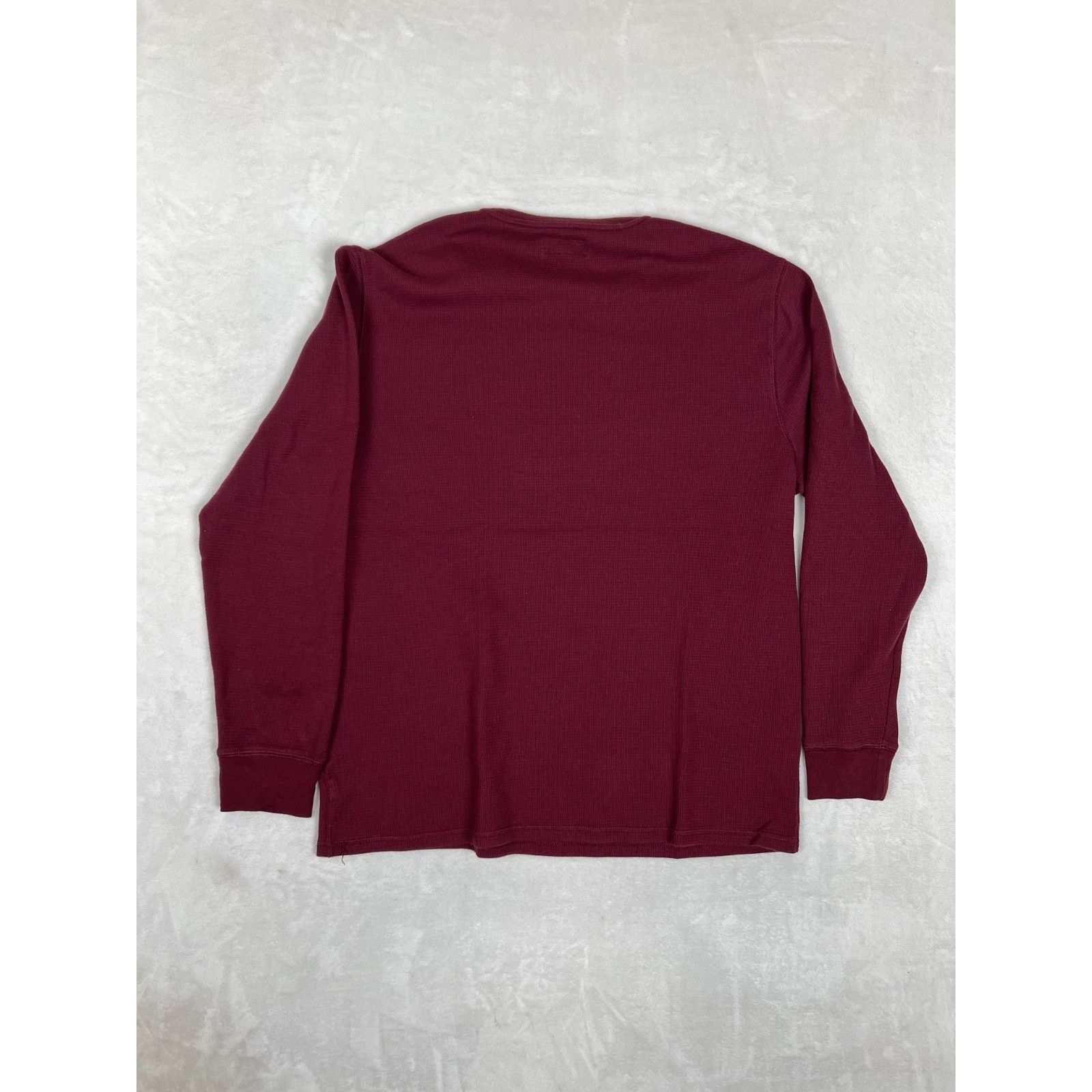 Polo Ralph Lauren Polo Ralph Lauren Sleep Shirt Red Size XL Waffle Knit 100% C Size US XL / EU 56 / 4 - 7 Thumbnail