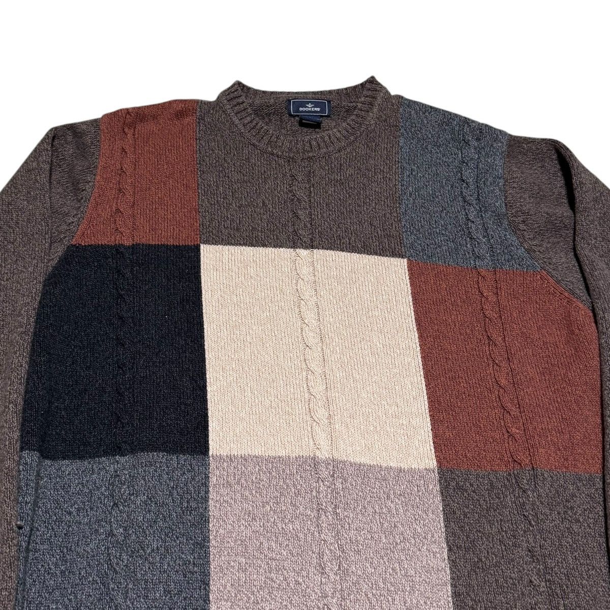 Dockers Dockers Multicolor Patterned Cotton Sweater Adult XL Size US XL / EU 56 / 4 - 2 Thumbnail