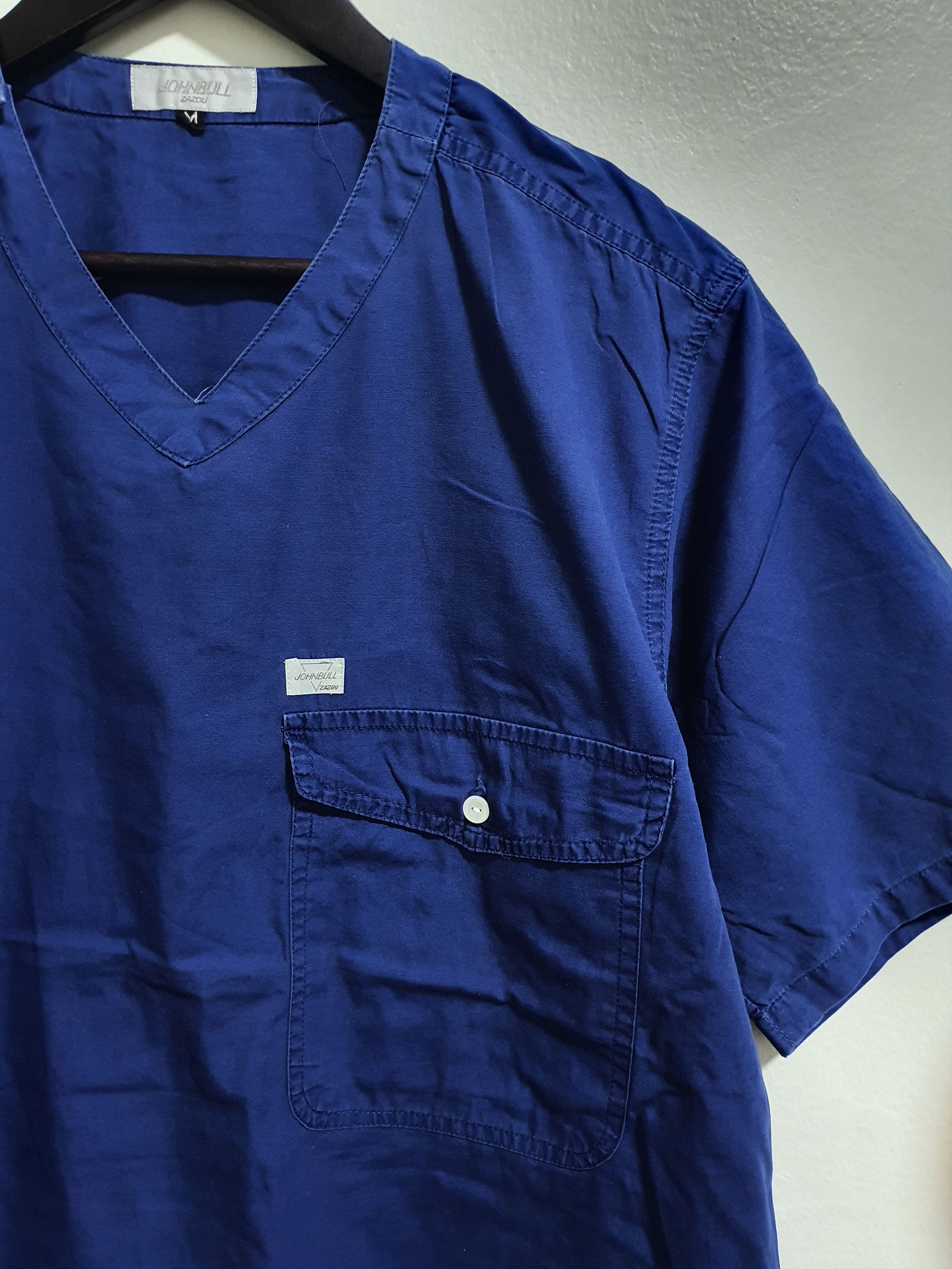 Japanese Brand × Johnbull JOHNBULL 22”/29” 3 QUARTER DESIGNER HOSPITAL SHIRT Size US M / EU 48-50 / 2 - 1 Thumbnail