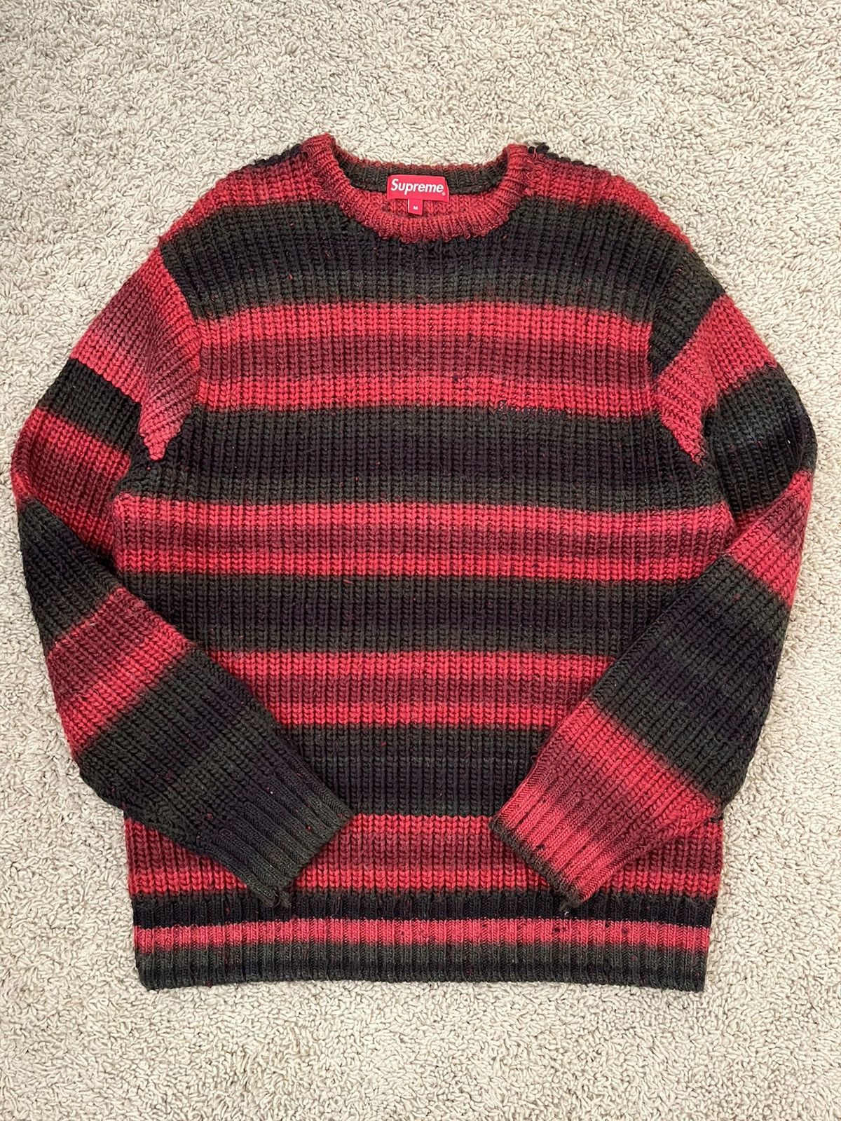 Supreme Ombré stripe sweater Size US M / EU 48-50 / 2 - 11 Thumbnail