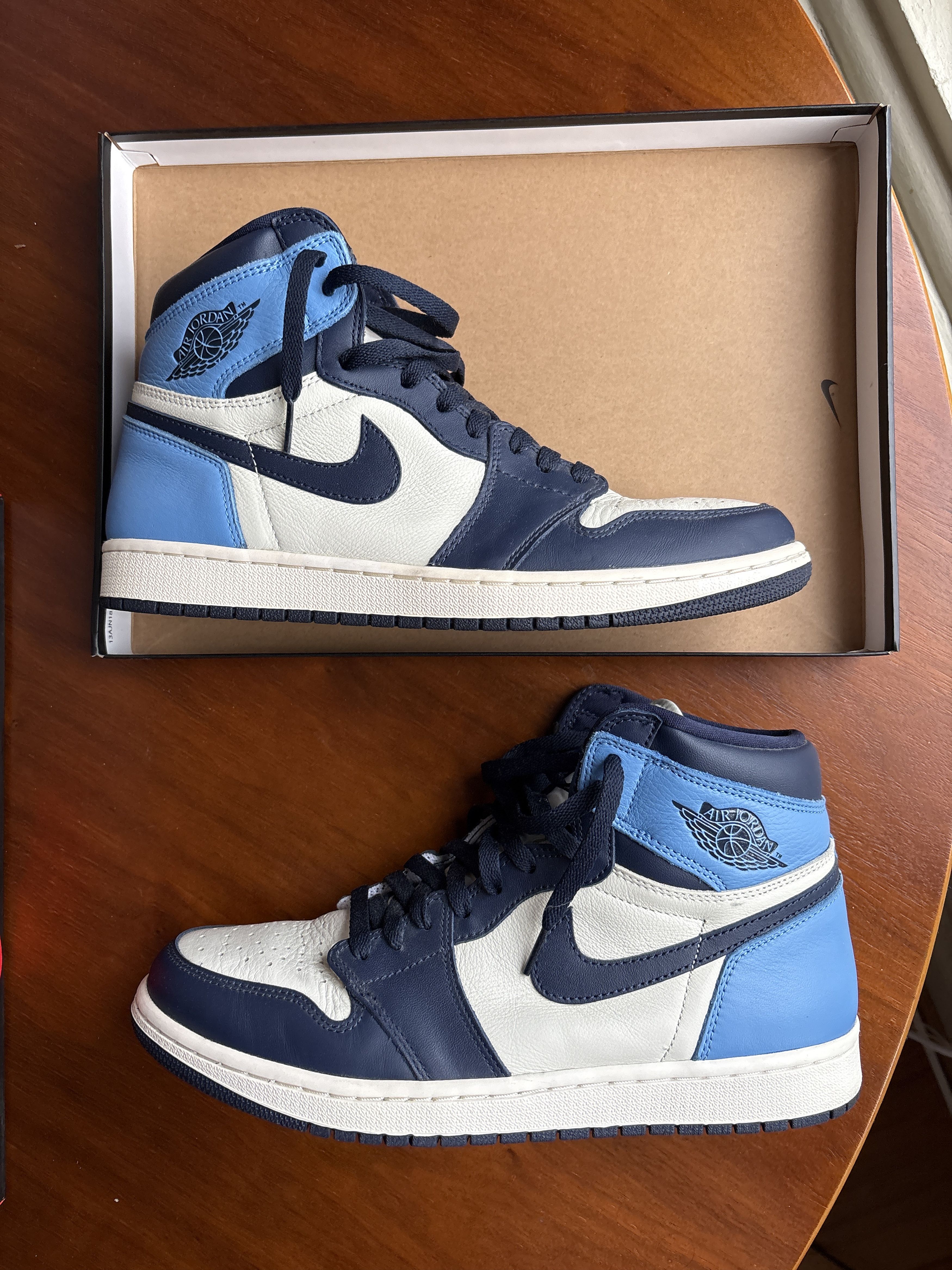 Nike Air Jordan 1 Osbidian Size US 11 / EU 44 - 9 Thumbnail