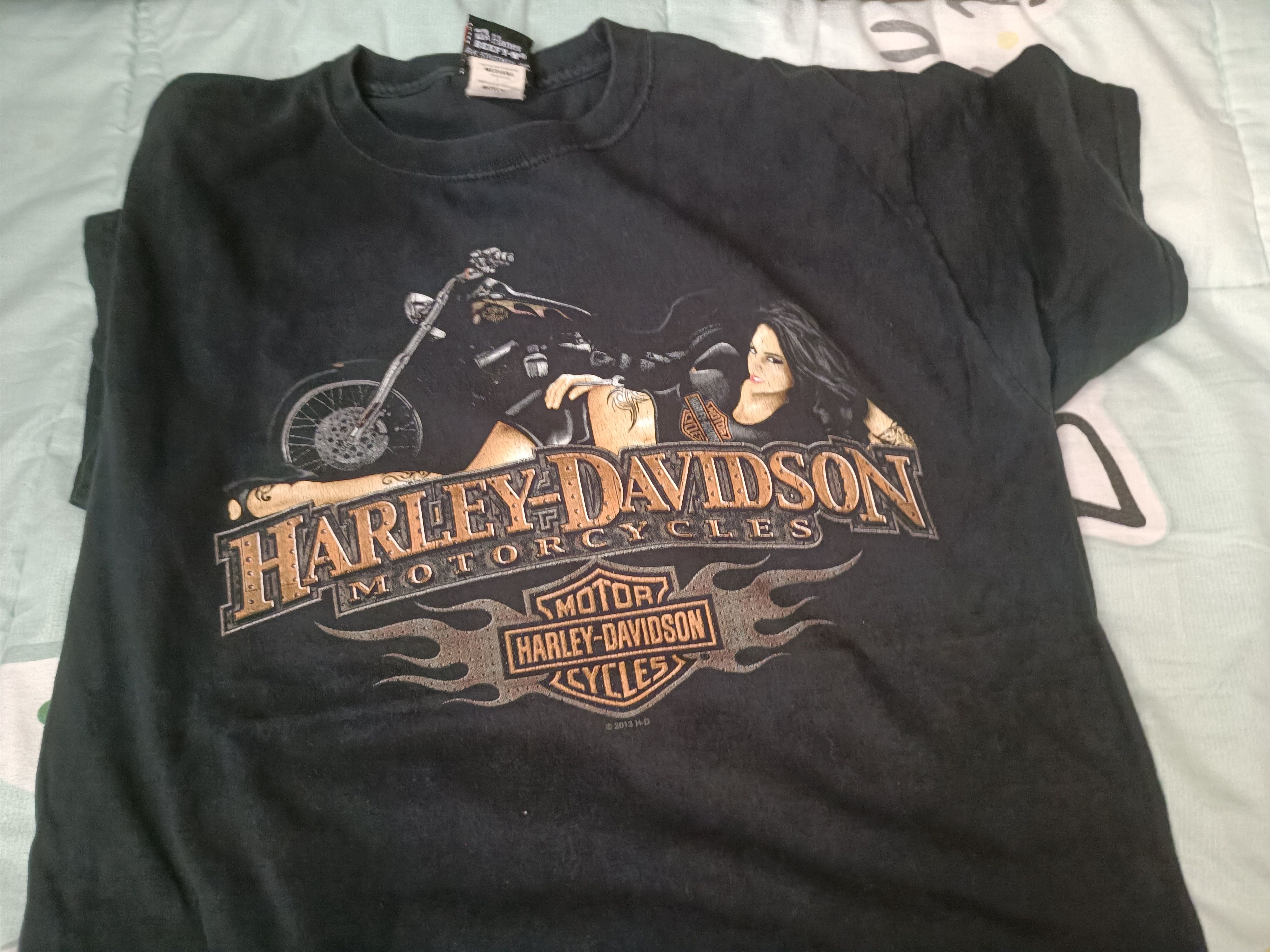 Harley Davidson ♦️2013 Harley Davidson T Shirt Size US L / EU 52-54 / 3 - 8 Thumbnail