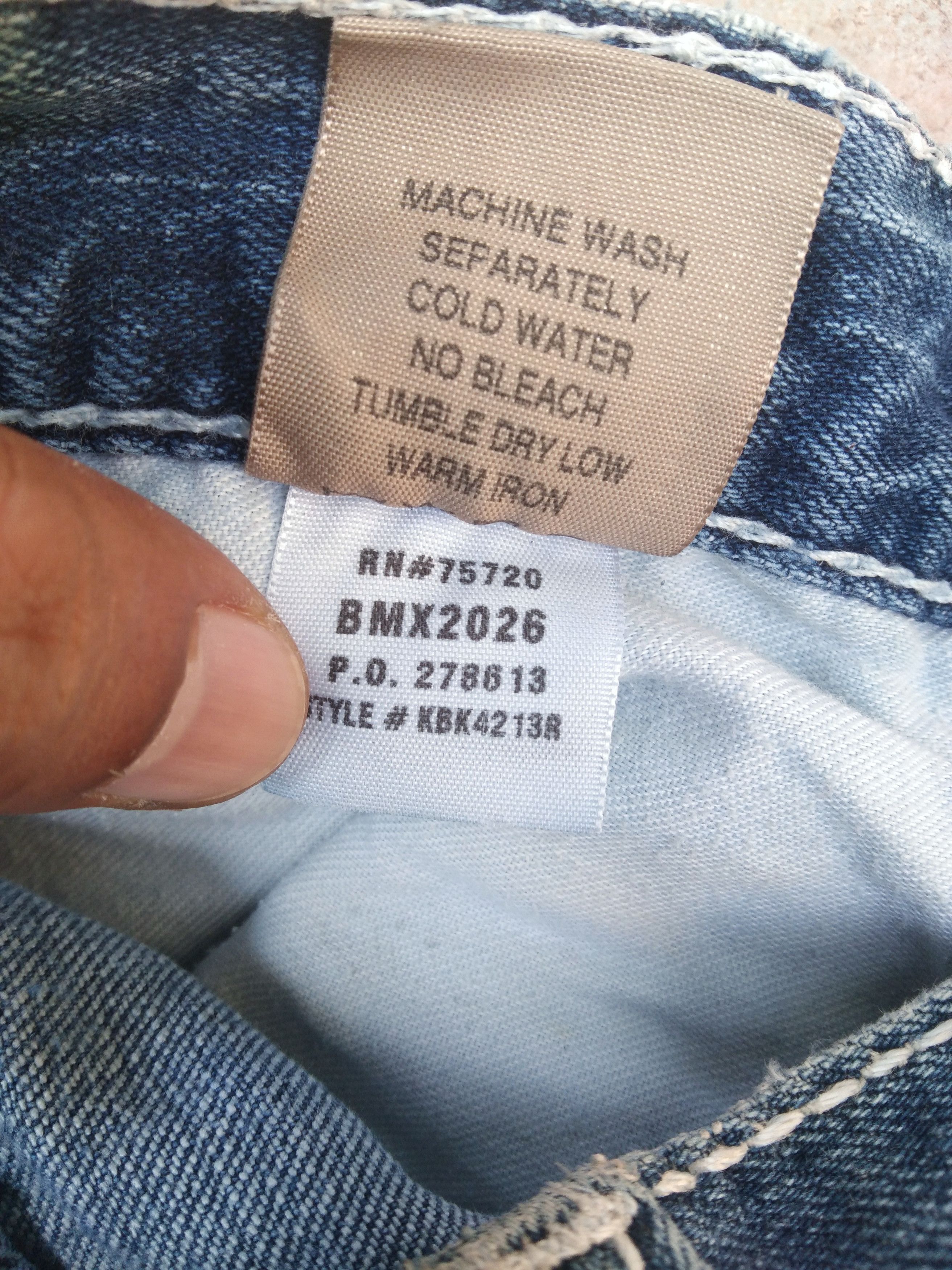Jean Y2k Vintage Buckle BKE 'Tyler' Bootcut Flared Jeans 32x32 Size US 32 / EU 48 - 9 Thumbnail