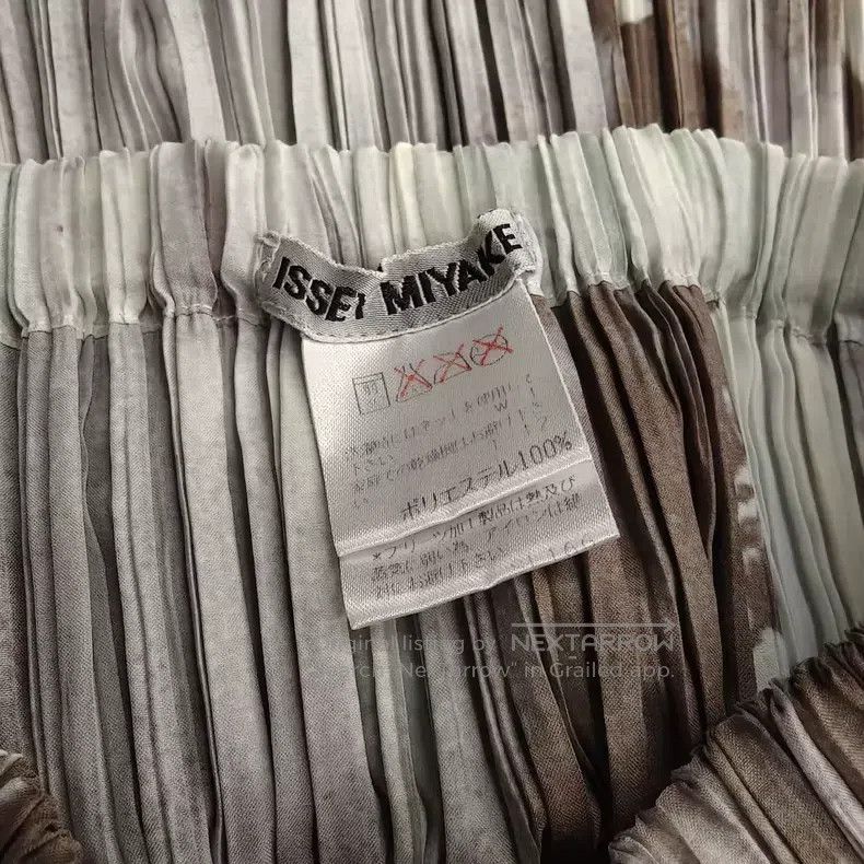 Issey Miyake Issey Miyake size:S Ombre Burnout Pleated Midi Skirt Size 22" - 3 Thumbnail