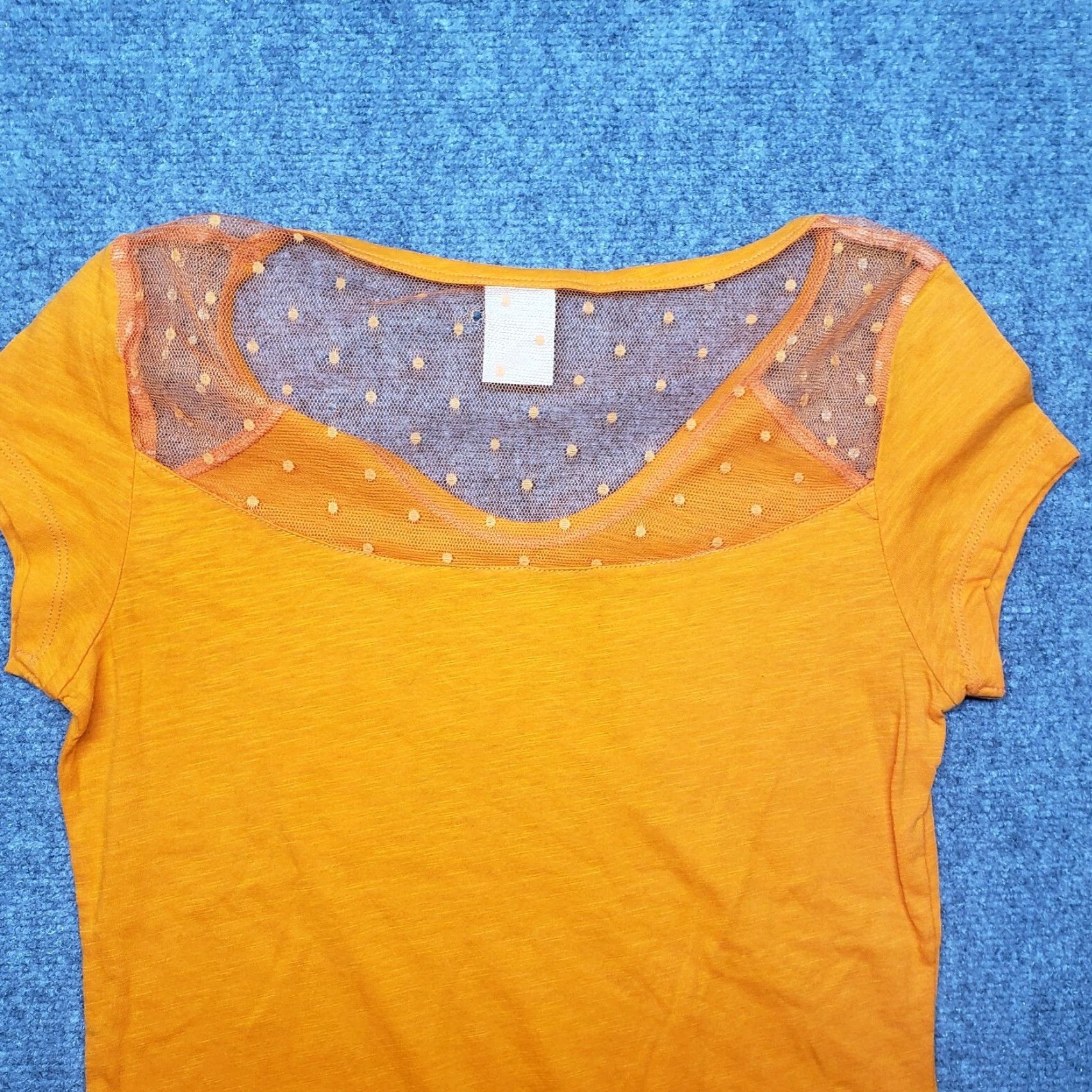 Vintage Creative Apparel Concepts T-Shirt Womens M Orange Tennesse Volunteers V-Neck Size M / US 6-8 / IT 42-44 - 3 Thumbnail