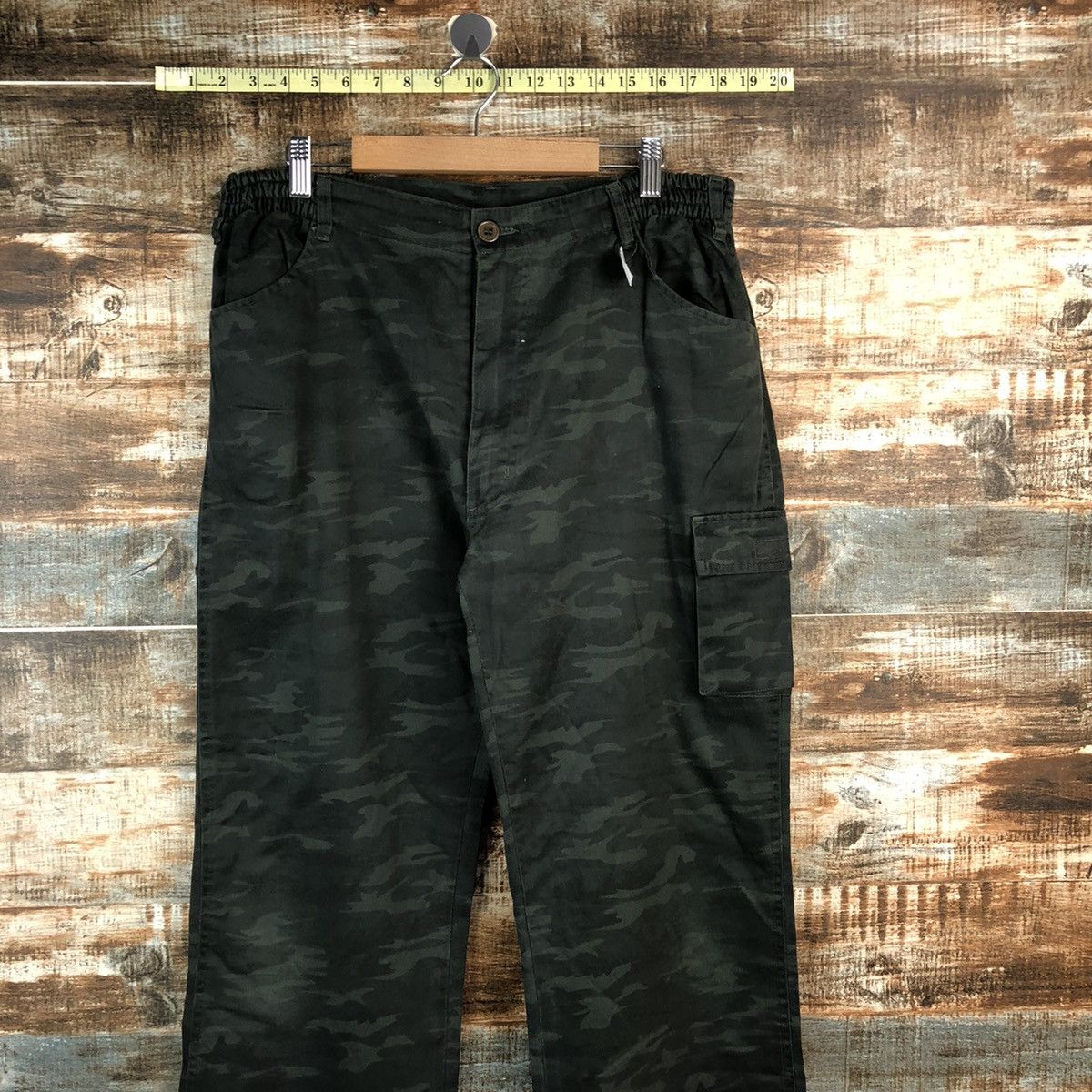 Japanese Brand Fevatis camo utility tactical Cargo Multipocket Pants #A2431 Size US 32 / EU 48 - 4 Thumbnail