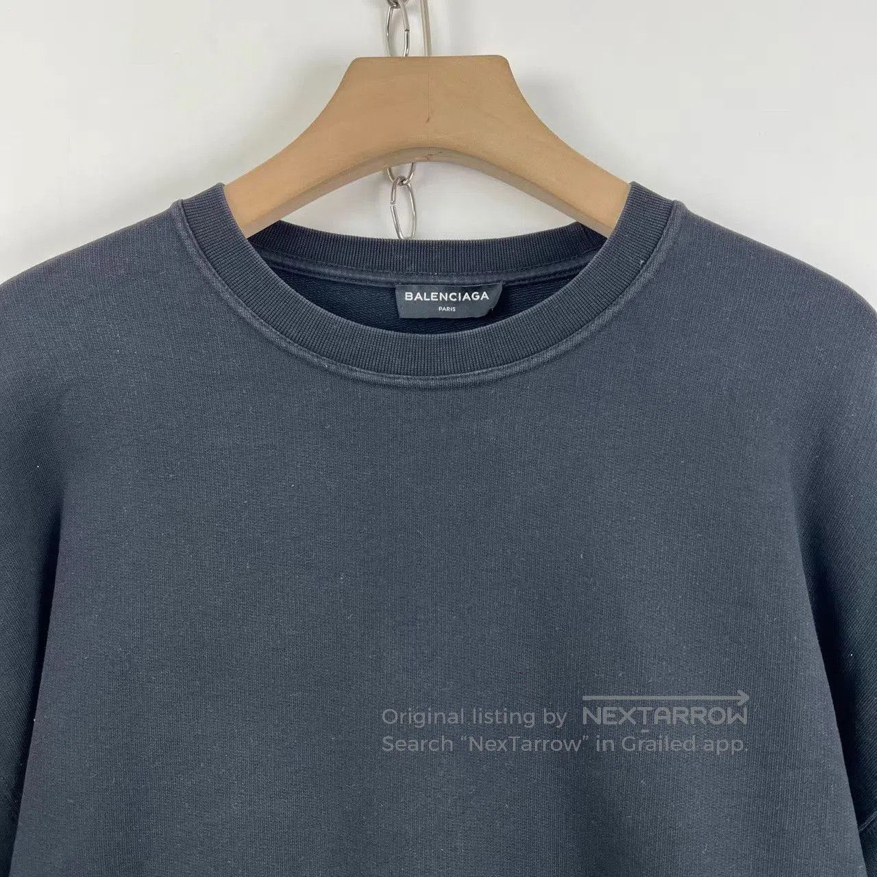 Balenciaga Black Long Sleeve Sweatshirt with City Print. Size US M / EU 48-50 / 2 - 2 Thumbnail