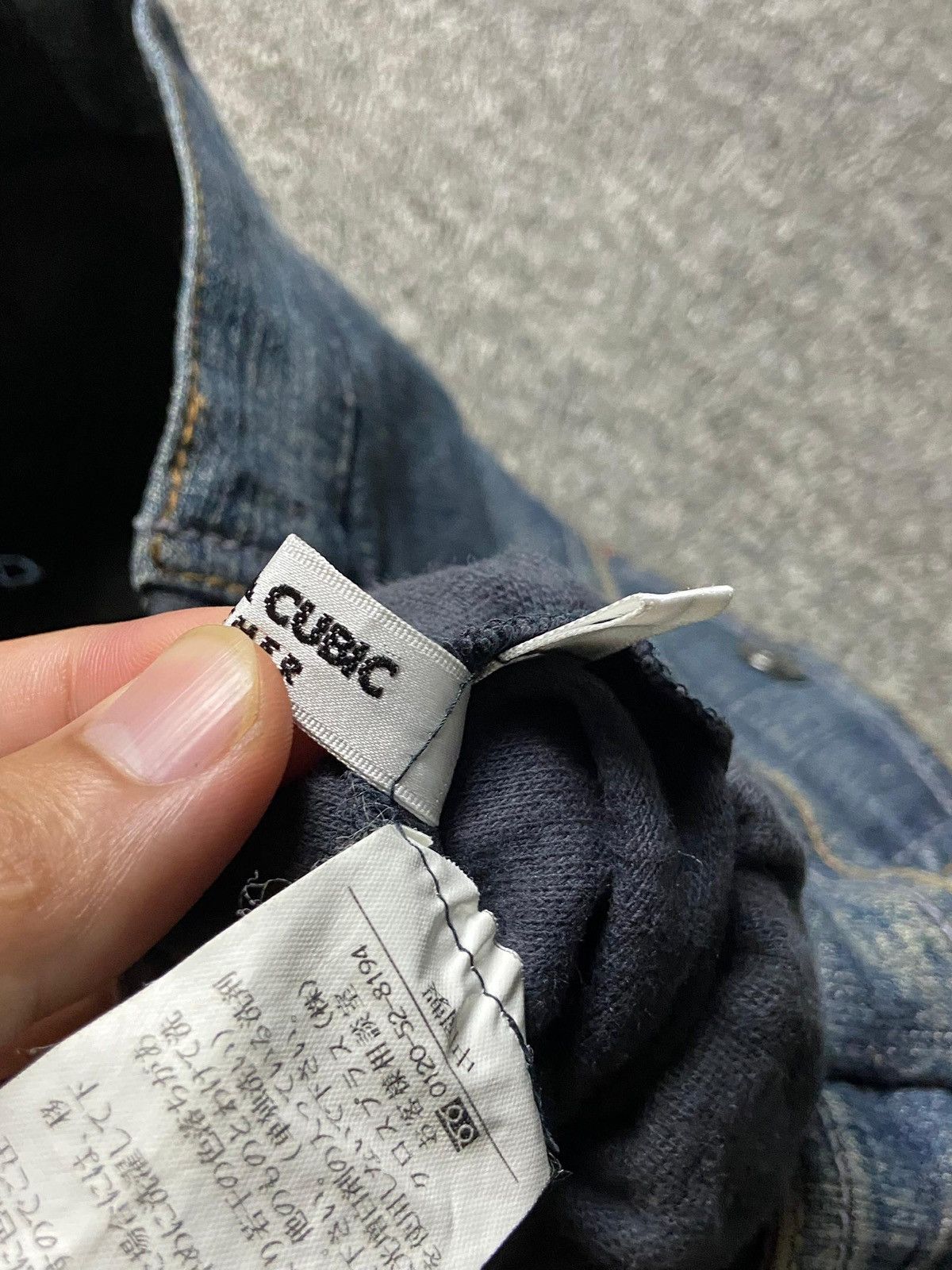Japanese Brand Alpha Cubic Mother Maternity Jeans Pants (162) Size 34" / US 12 / IT 48 - 5 Thumbnail
