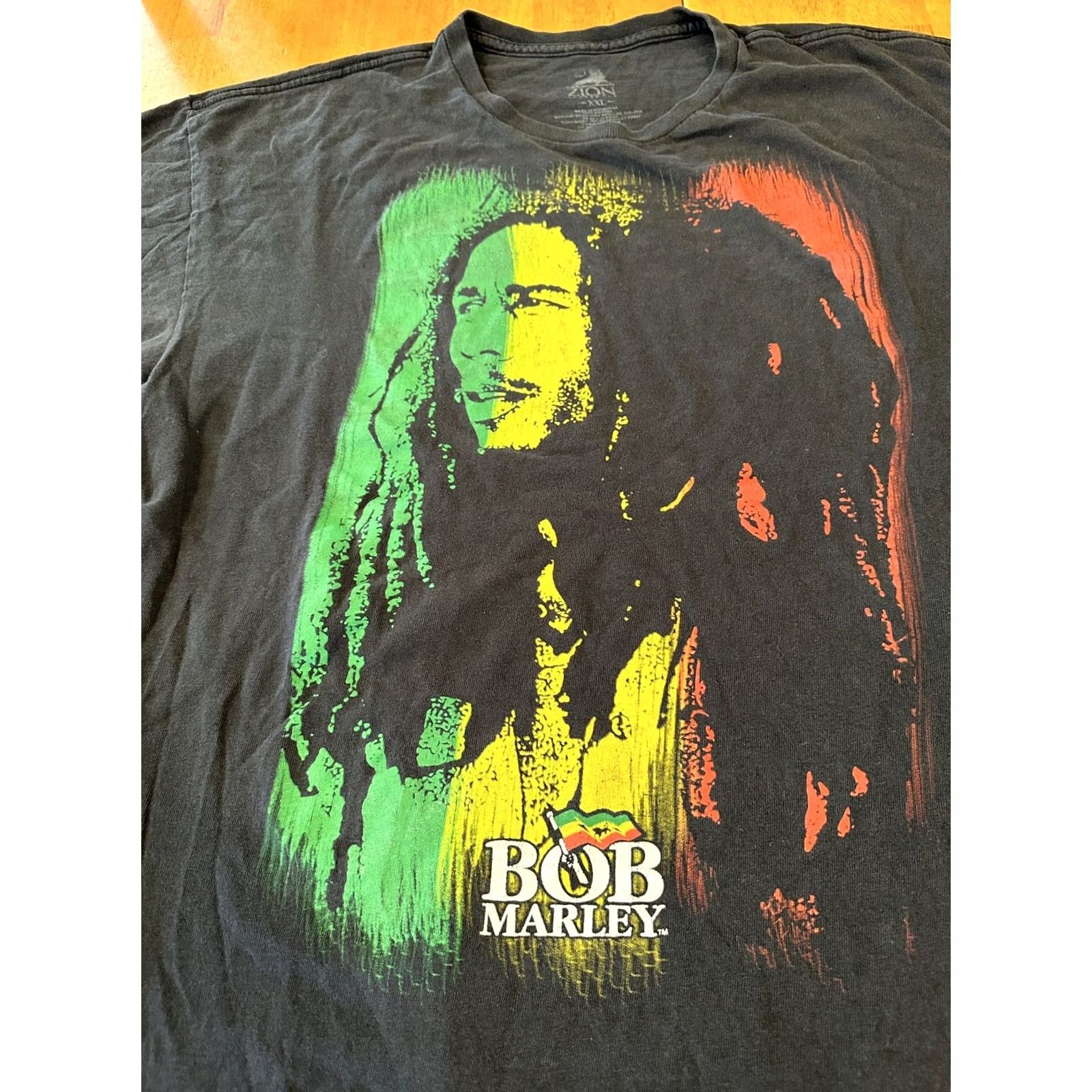 Vintage Zion Bob Marley T Shirt 2xl Reggae Big Print Men Size US XXL / EU 58 / 5 - 4 Thumbnail