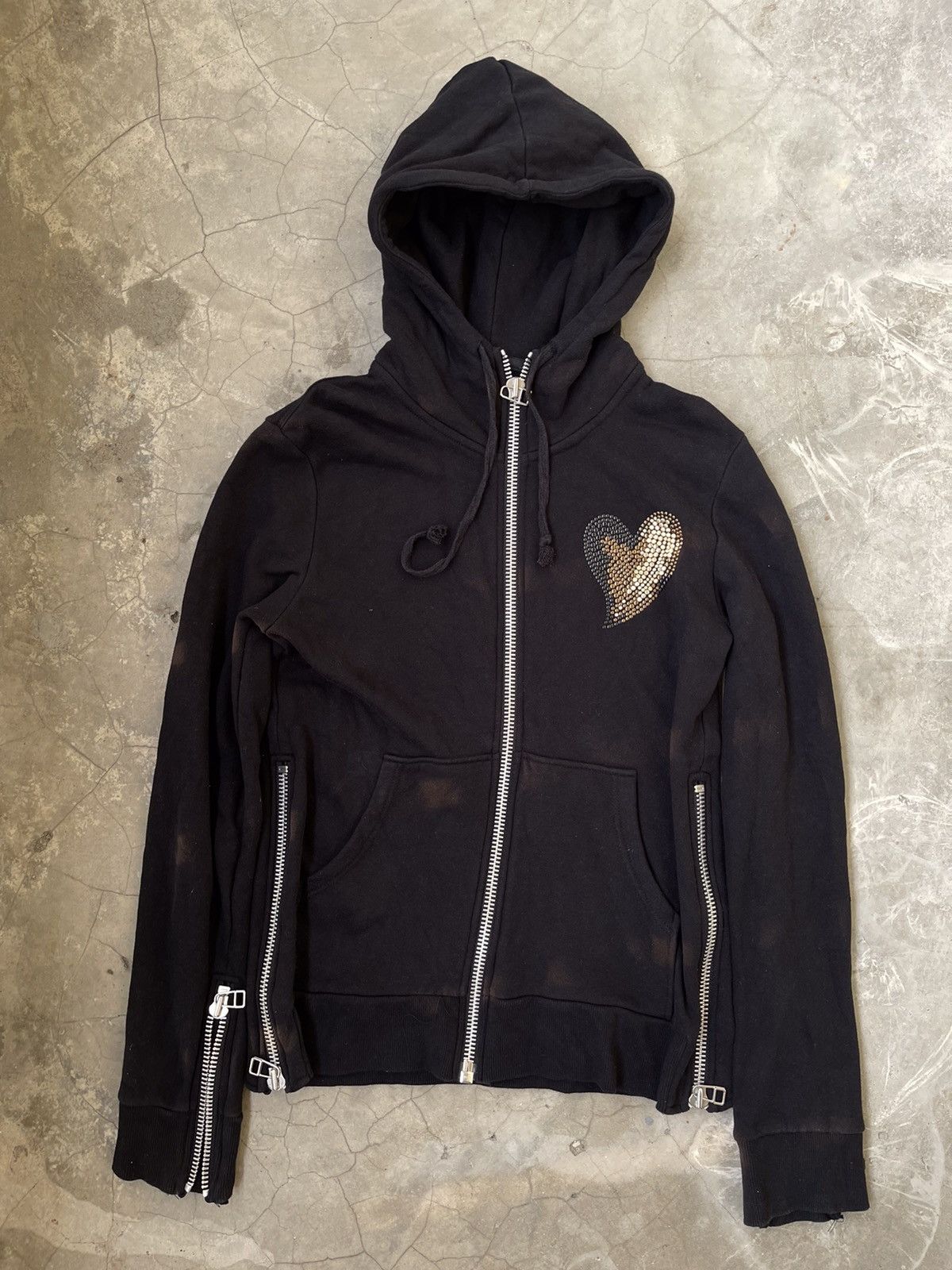 If Six Was Nine F/W 2004 Roen x Semantic Design Skull Zipper Hoodie Size US S / EU 44-46 / 1 - 3 Thumbnail