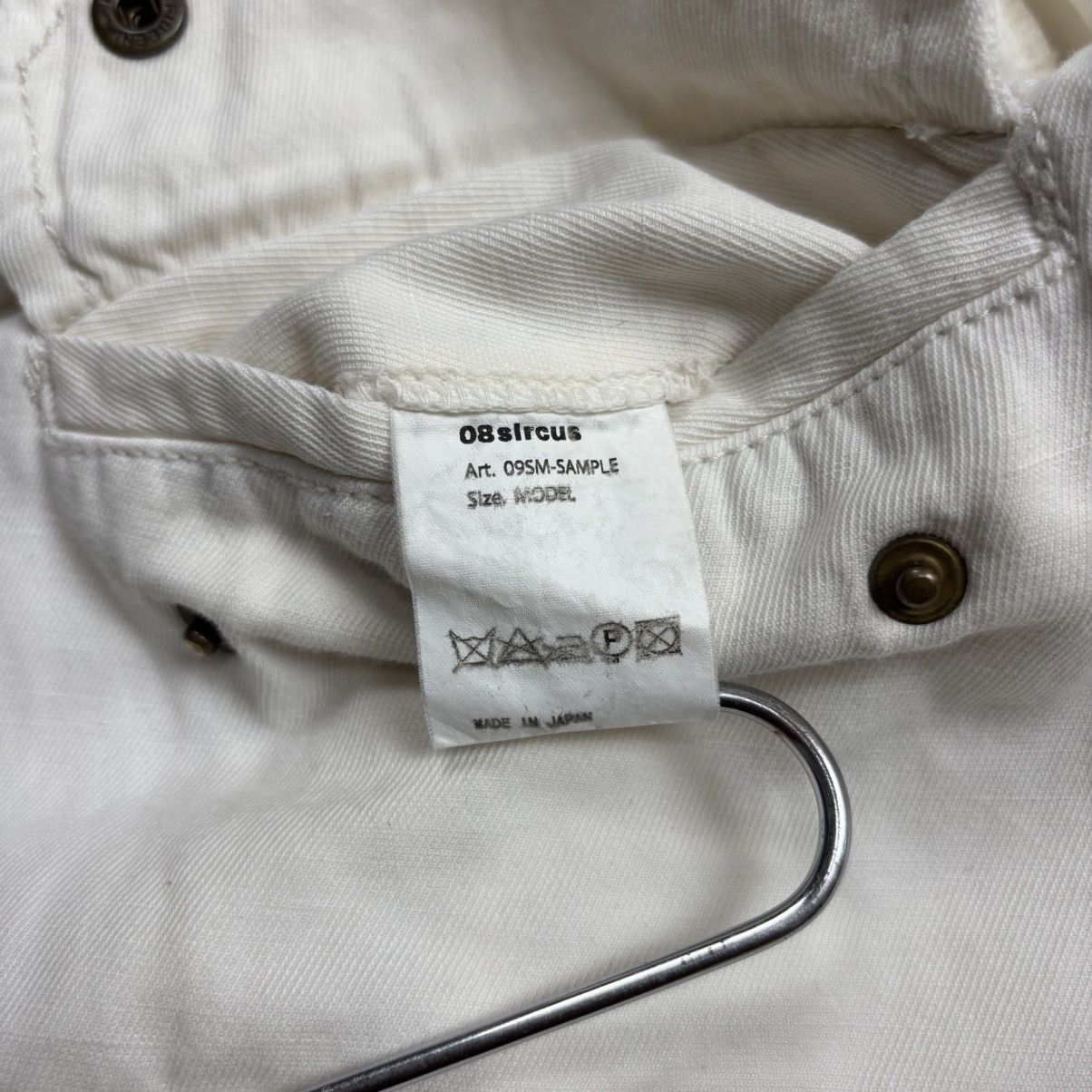 Yasuyuki Ishii 08 Sircus - "SAMPLE" Apocalypse White Cargo Pants Size US 30 / EU 46 - 9 Thumbnail
