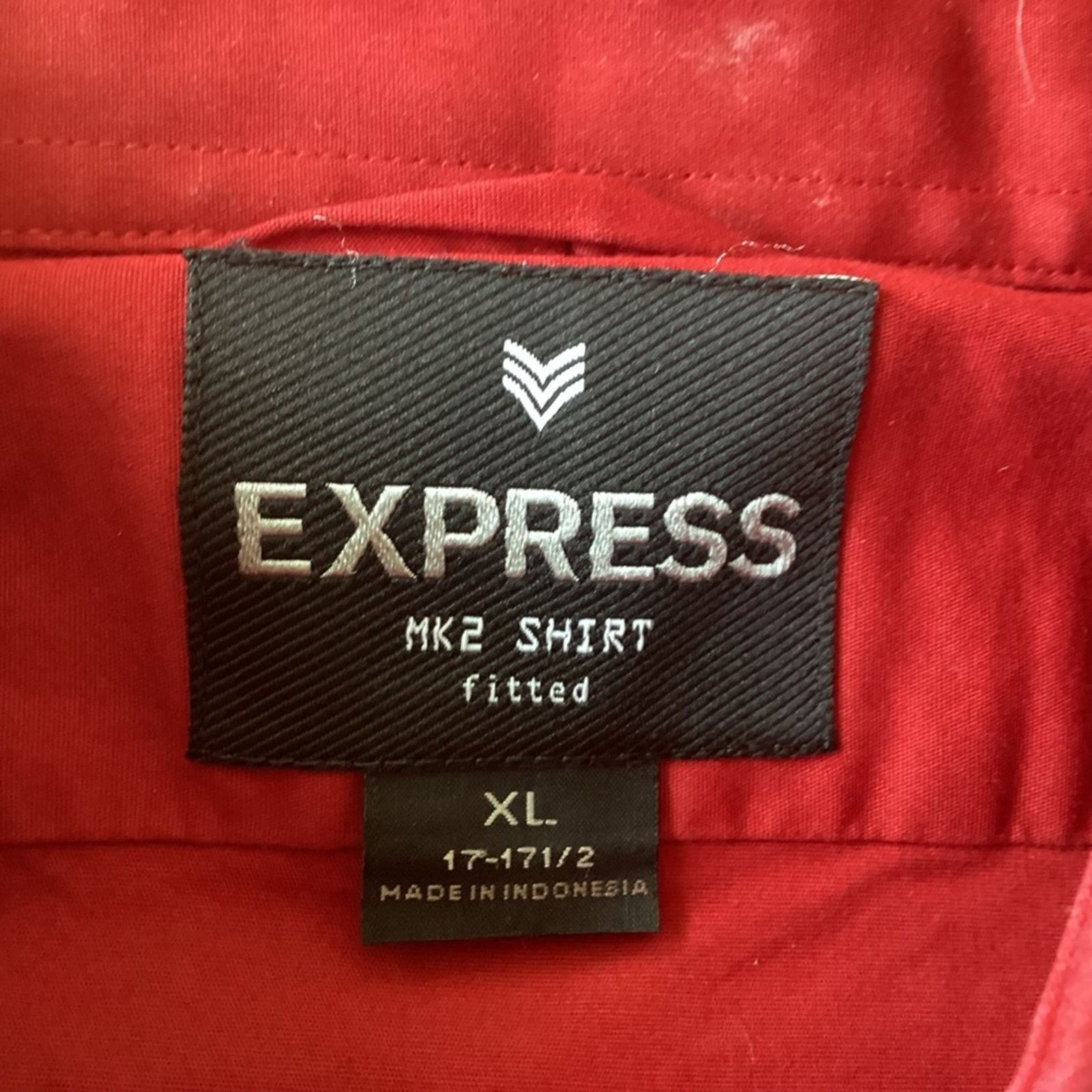 Express Express MK2 Button Down Shirt Fitted Size US XXL / EU 58 / 5 - 4 Thumbnail