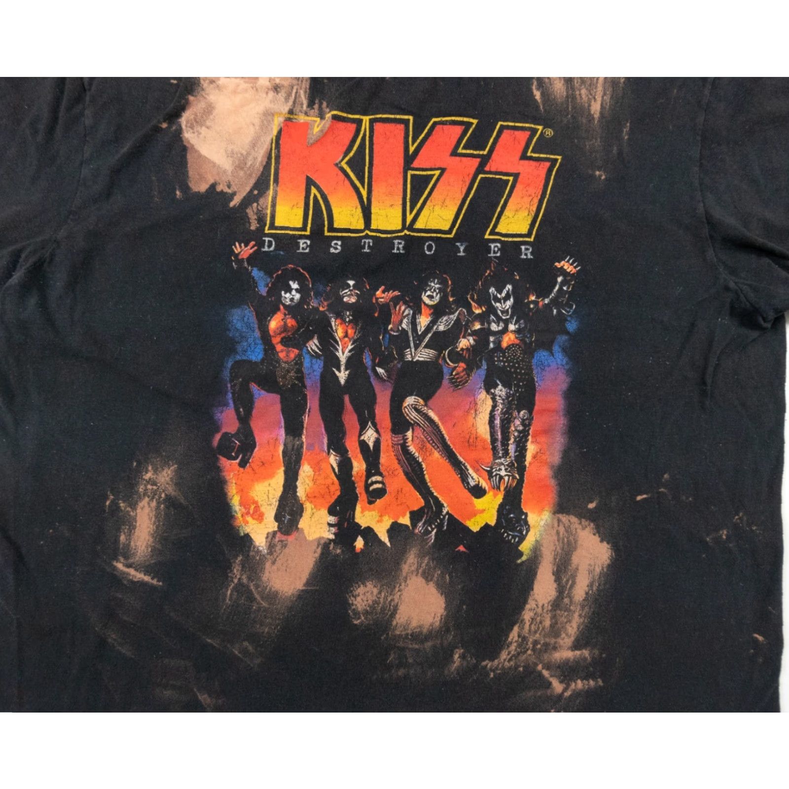 Etro Kiss Graphic Tee Shirt Adult XL Black Short Sleeve Music Band Mens Size US XL / EU 56 / 4 - 2 Thumbnail