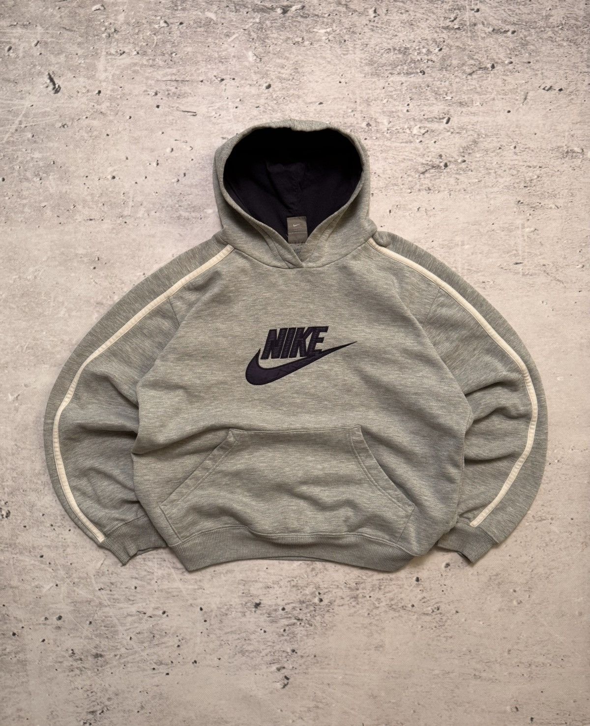 Nike × Vintage NIKE VINTAGE CENTER LOGO OVERSIZE BOXY HOODIE Size US M / EU 48-50 / 2 - 1 Thumbnail