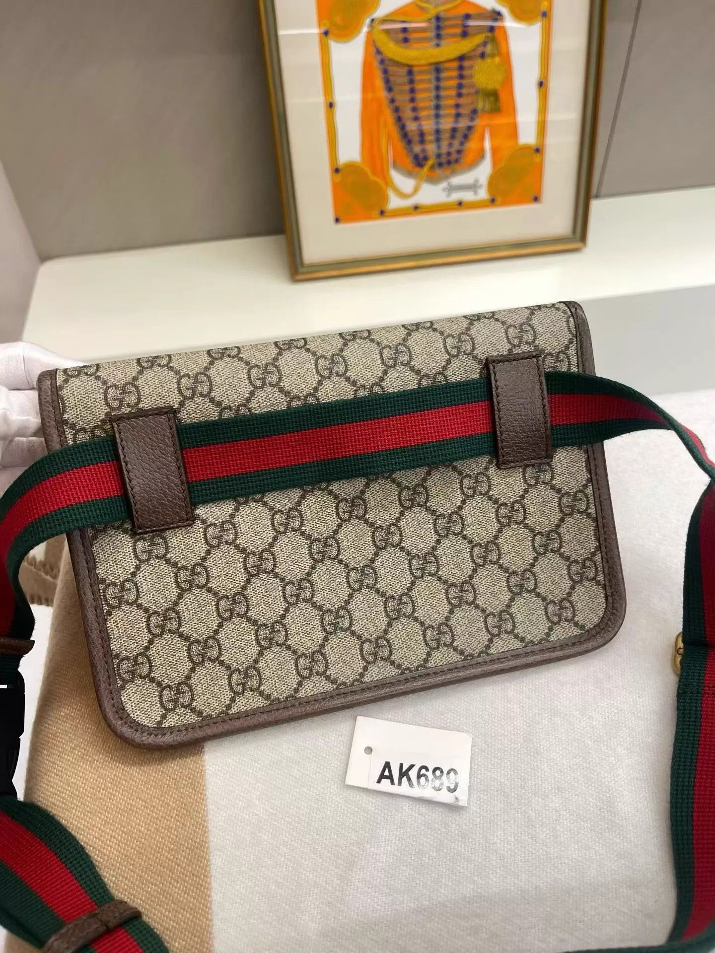 Gucci Gucci Tiger Monogram Waistpack Web Strap 027 AK689 Size ONE SIZE - 4 Thumbnail