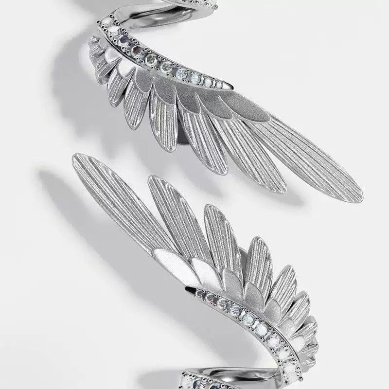 Other Angel Wings Stud Earrings for Women Size ONE SIZE - 3 Thumbnail