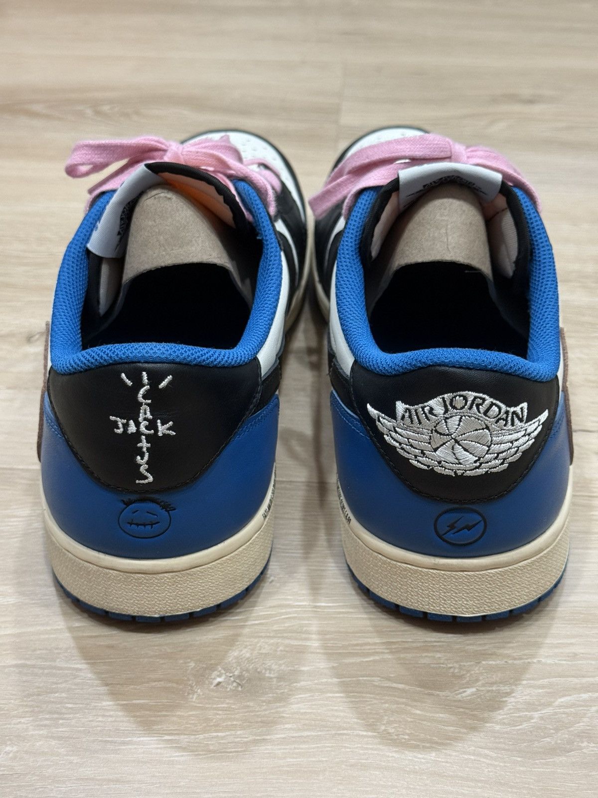 Fragment Design × Jordan Brand × Travis Scott Travis Scott Air Jordan 1 Low Fragment Sneakers Size US 13 / EU 46 - 14 Thumbnail
