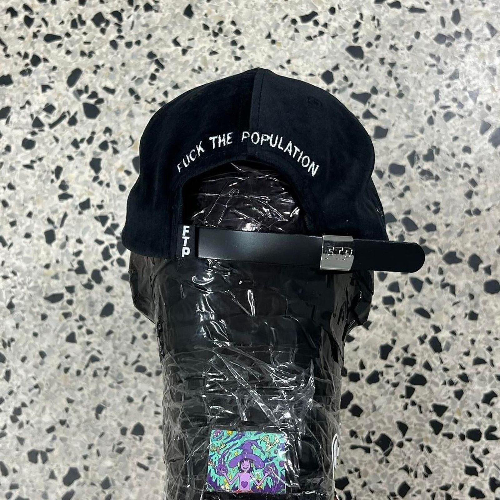 Fuck The Population BNWT FTP BLACK CERTIFIED DIAMONDS STRAPBACK HAT: Size ONE SIZE - 3 Thumbnail