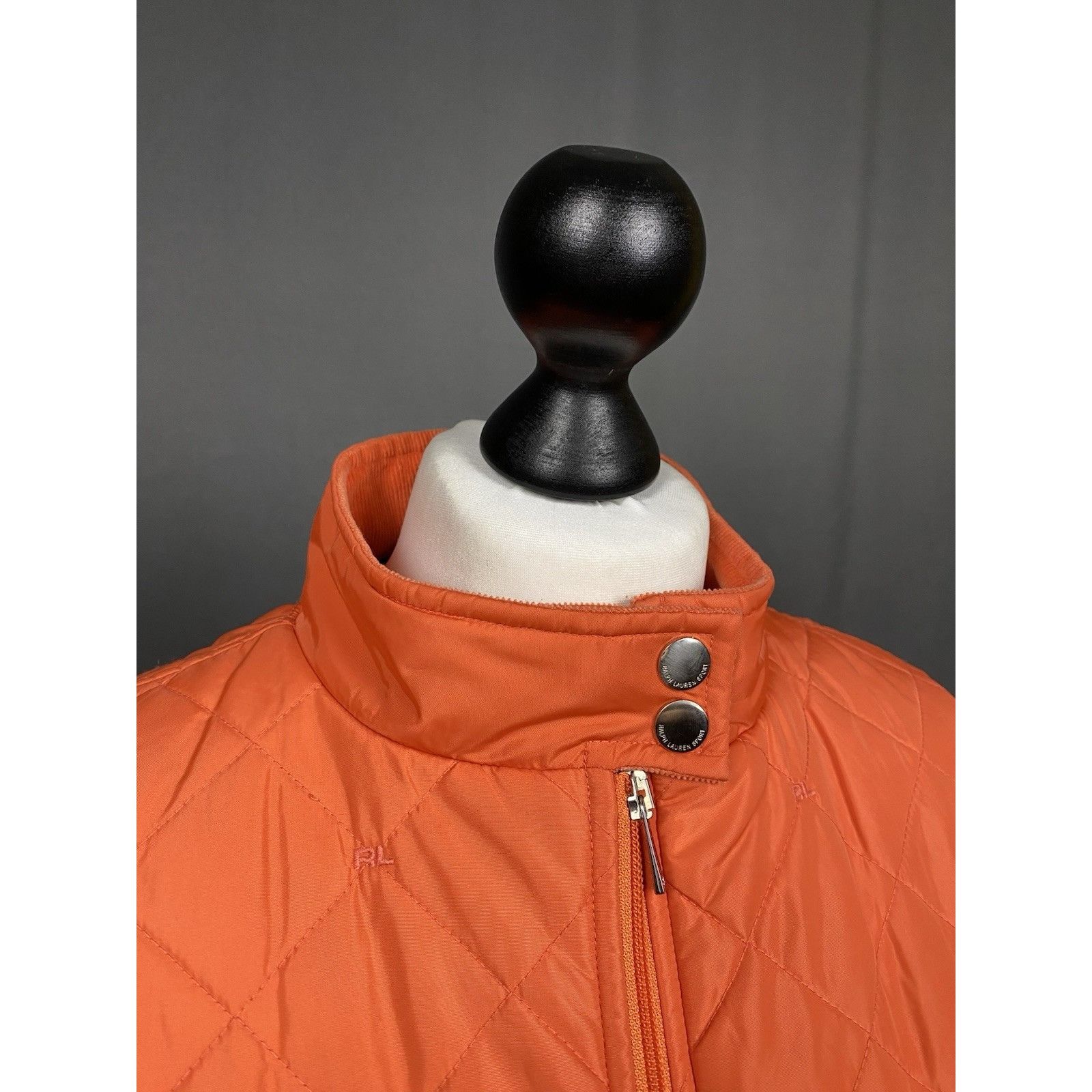 Ralph Lauren Sport Ralph Lauren Sport Women's Orange Quilted Vest Size L Size L / US 10 / IT 46 - 8 Thumbnail