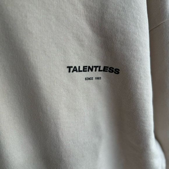 Designer × Talentless NEW MENS TALENTLESS CIRCLE LOGO BONE HOODIE SZ LARGE L Size US L / EU 52-54 / 3 - 8 Thumbnail