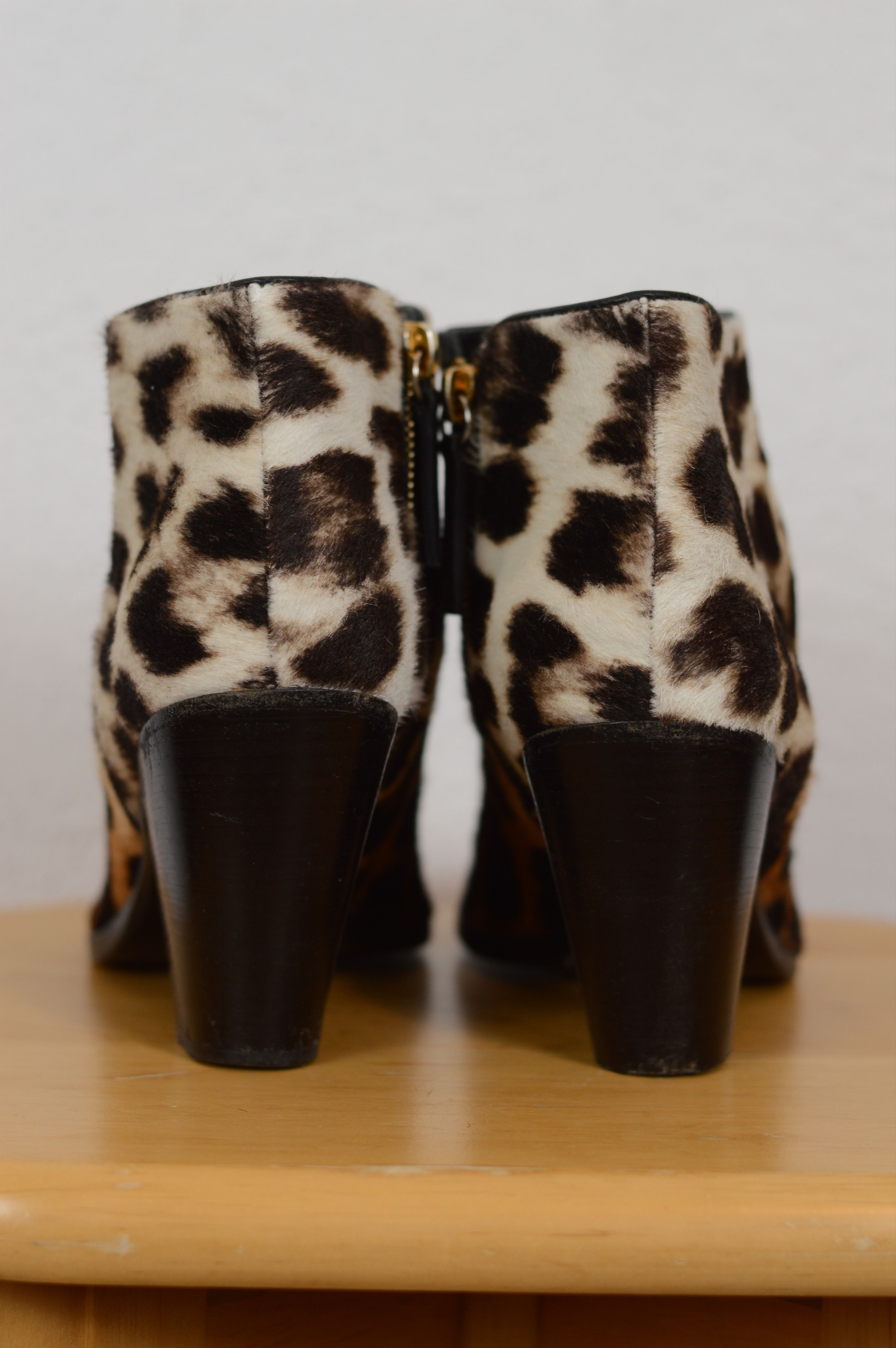 Giuseppe Zanotti Giuseppe Zanotti Leopard Print Hair Ankle Boots Size US 8 / IT 38 - 7 Thumbnail