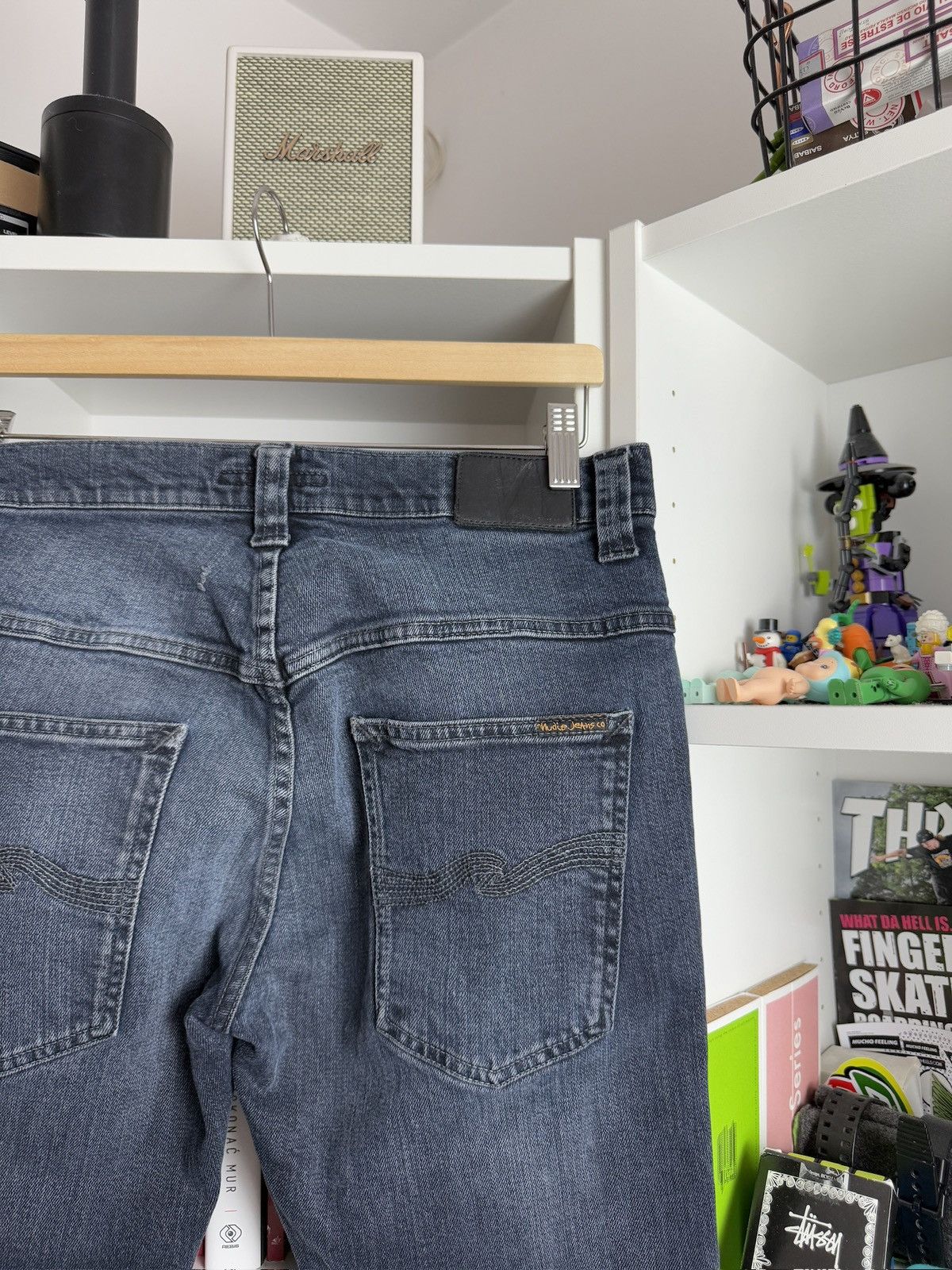Designer × Nudie Jeans Nudie Jeans skinny fit denim pants 31x32 designer casual y2k Size US 31 - 4 Thumbnail