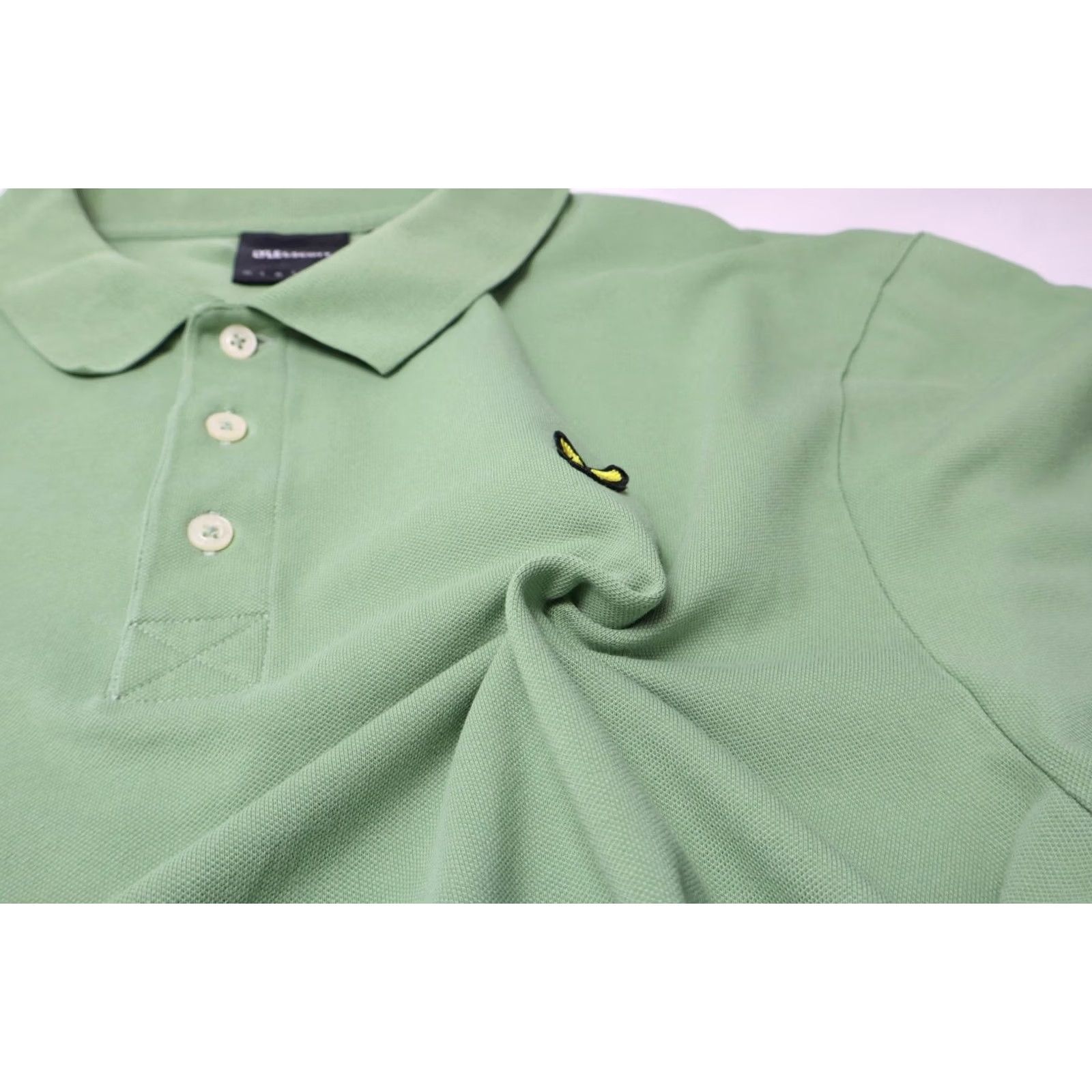 Lyle & Scott LYLE & SCOTT T-shirt Men's 2XL Short Sleeve Polo Neck Green Size US XXL / EU 58 / 5 - 5 Thumbnail