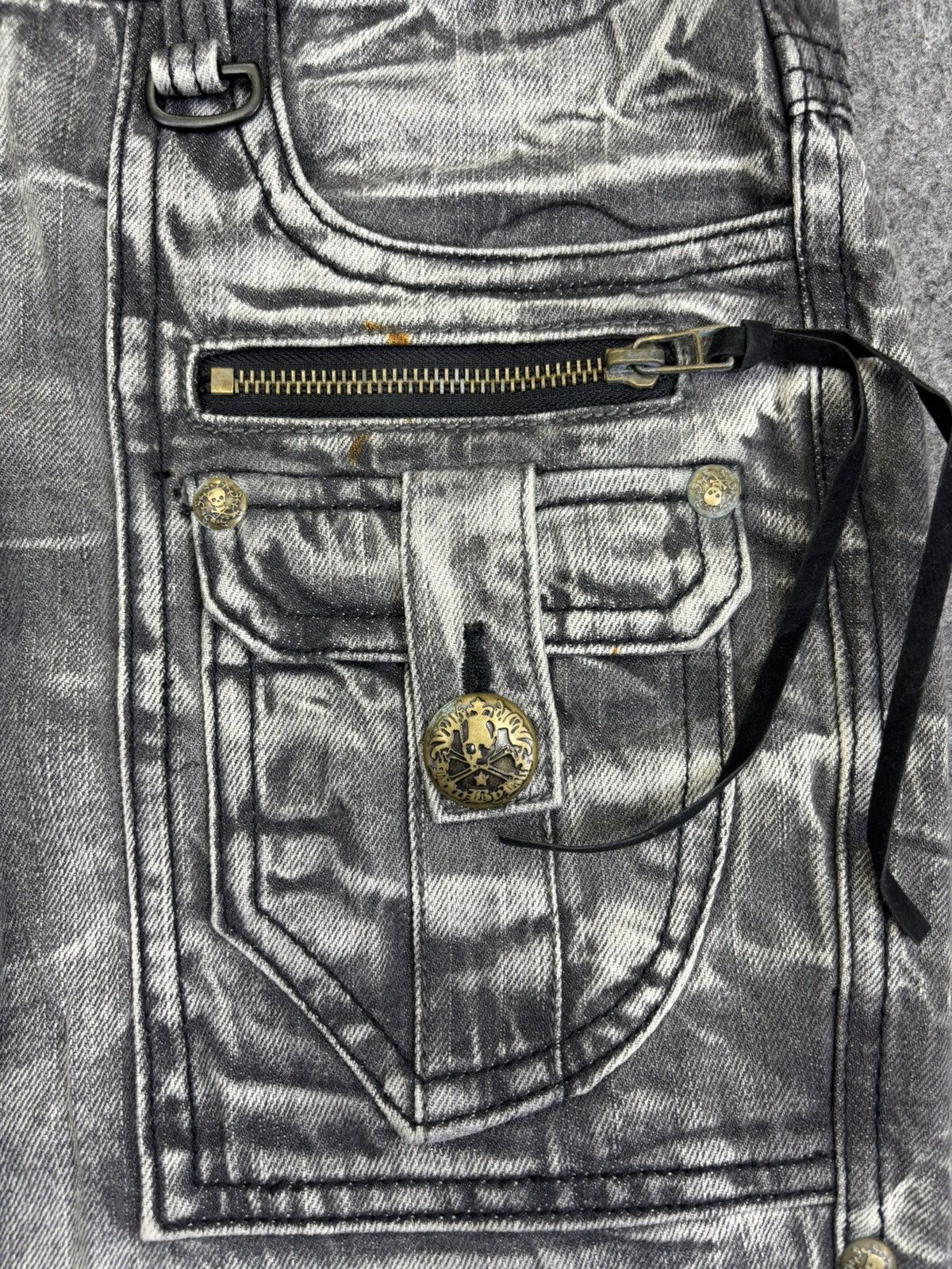Japanese Brand 💥Super Flare💥Blow By Blue Insane Fades Flare Denim F923 Size US 33 - 10 Thumbnail