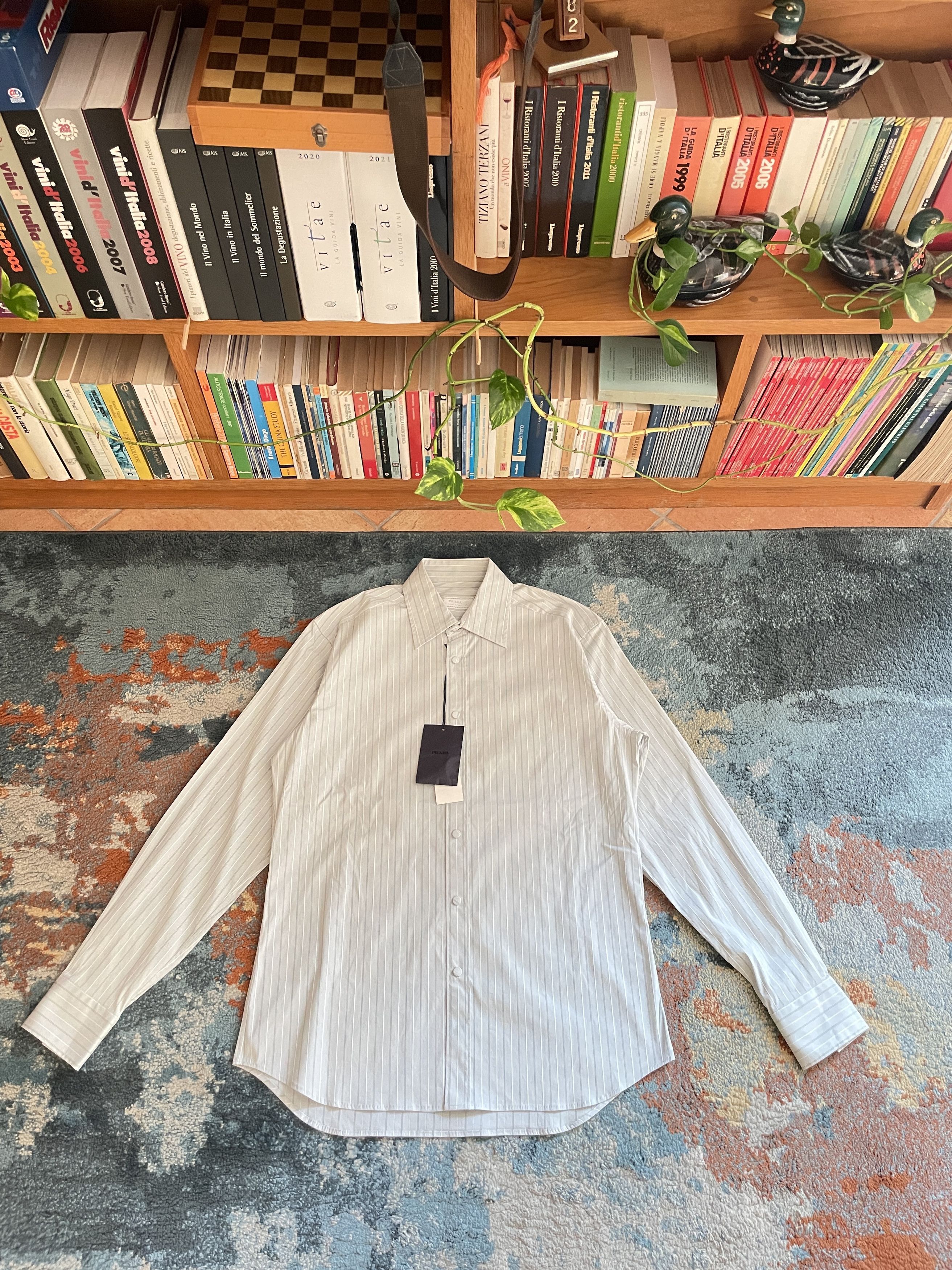 Prada Prada Light Blue Shirt Size US M / EU 48-50 / 2 - 1 Thumbnail