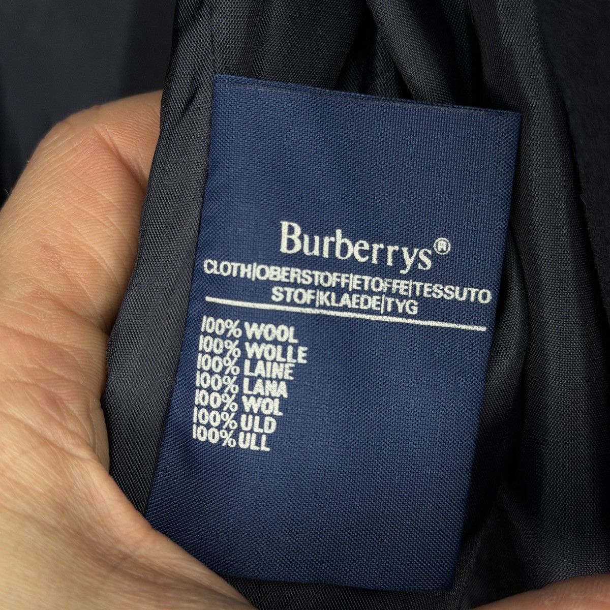 Burberry BURBERRY Jacket Coat Double Breasted Wool Navy Golden Button Size US M / EU 48-50 / 2 - 13 Thumbnail