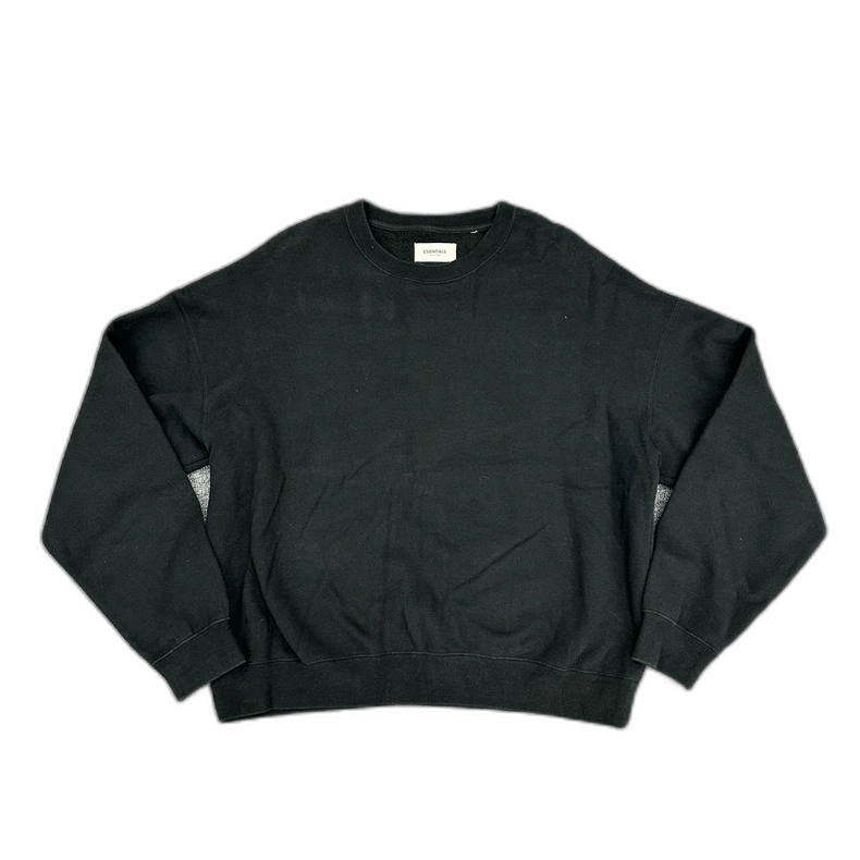 Fear of God Fear of God Essentials Black Crew Sweatshirt Size US S / EU 44-46 / 1 - 1 Thumbnail